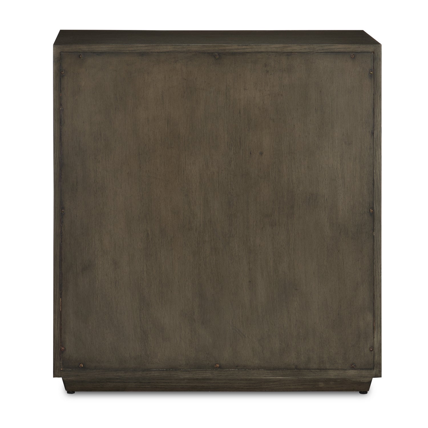 Currey and Company - 3000-0226 - Chest - Kendall Collection - Dove Gray/Polished Brass