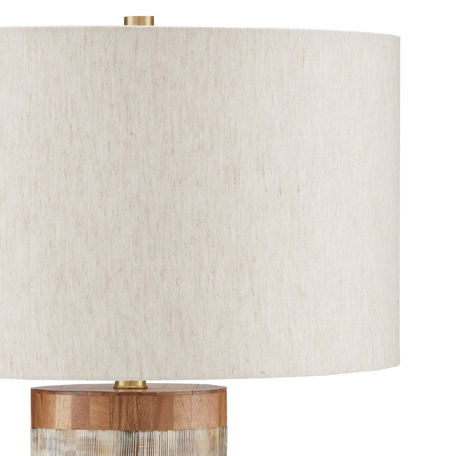 Currey and Company - 6000-0823 - One Light Table Lamp - Hyson Collection - Natural/Brass