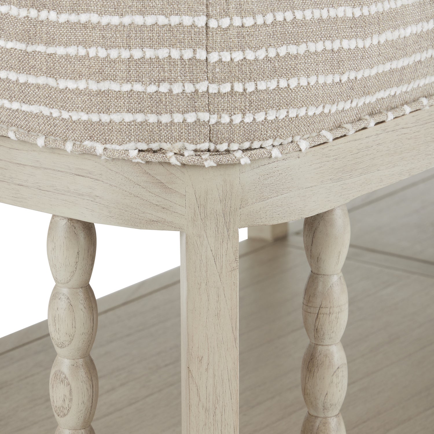 Currey and Company - 7000-0672 - Bench - Norene Collection - Fog Gray
