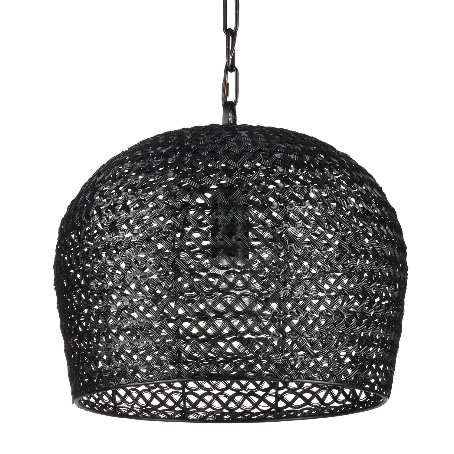Currey and Company - 9000-0960 - One Light Pendant - Piero Collection - Satin Black