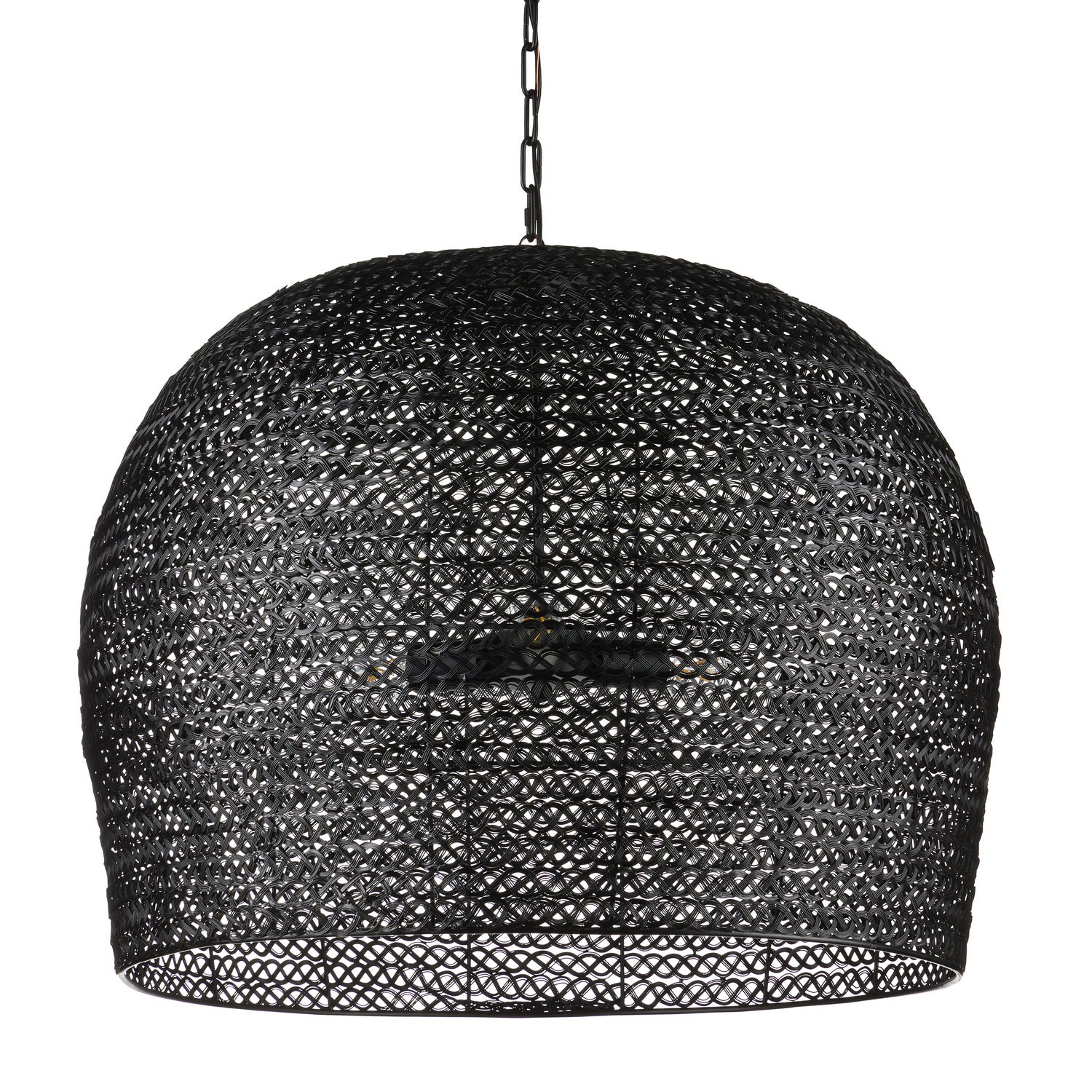 Currey and Company - 9000-0962 - Three Light Pendant - Piero Collection - Satin Black