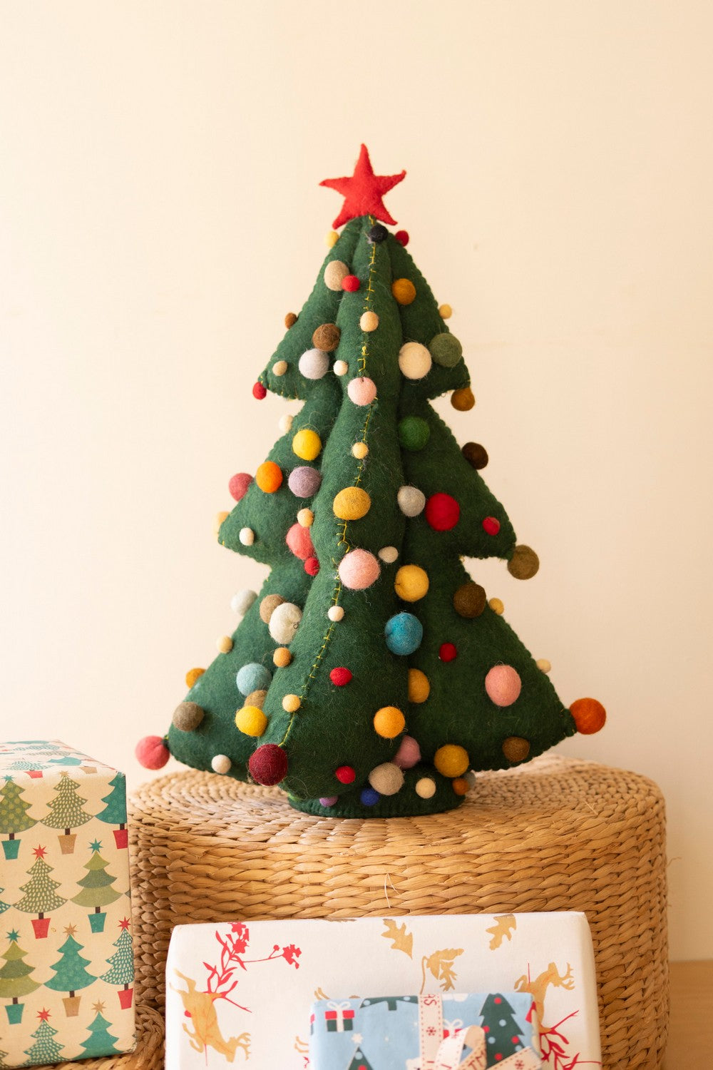 Kalalou - NKF1081 - Felt Christmas Tree - Green