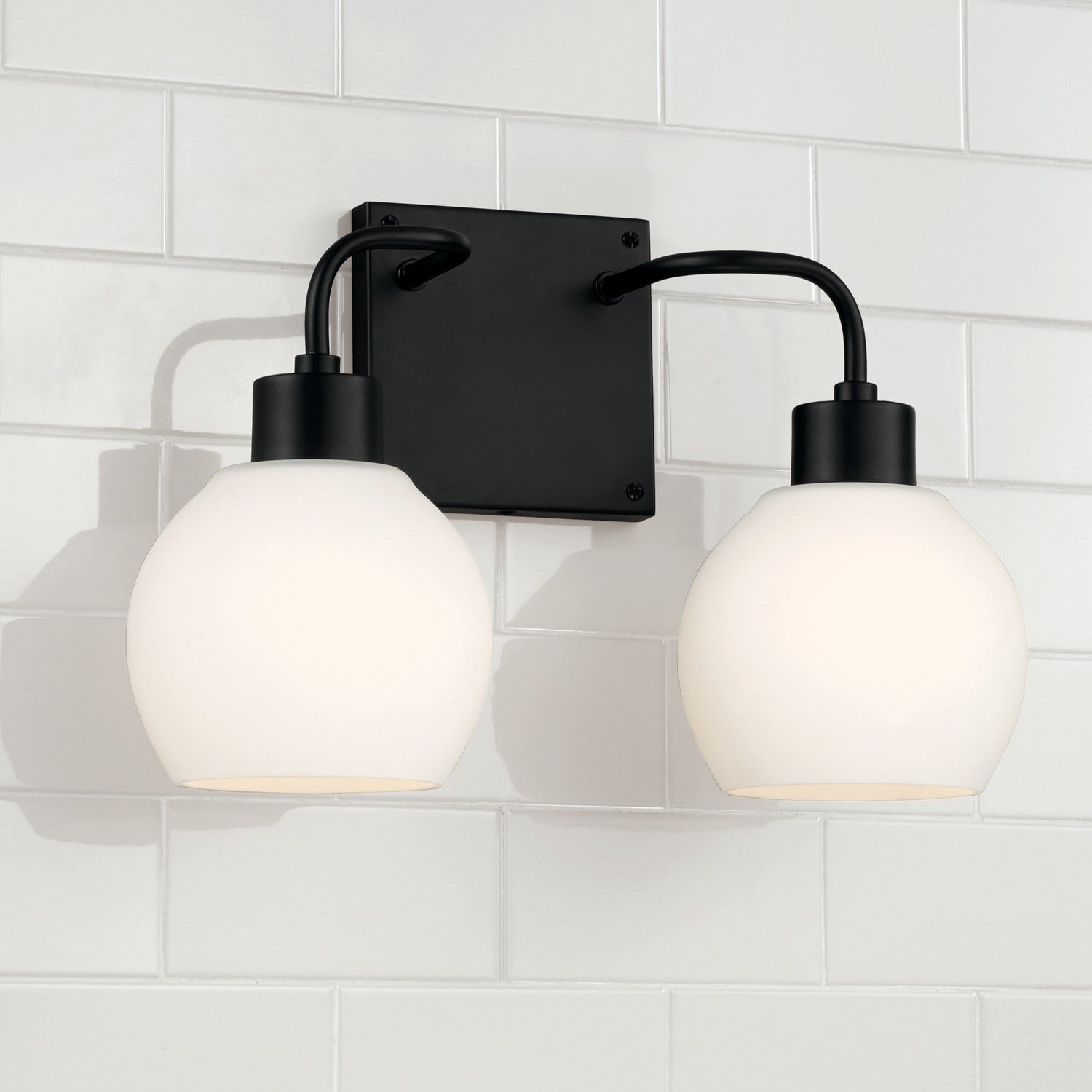 Capital Lighting - 120021MB-540 - Two Light Vanity - Tanner - Matte Black