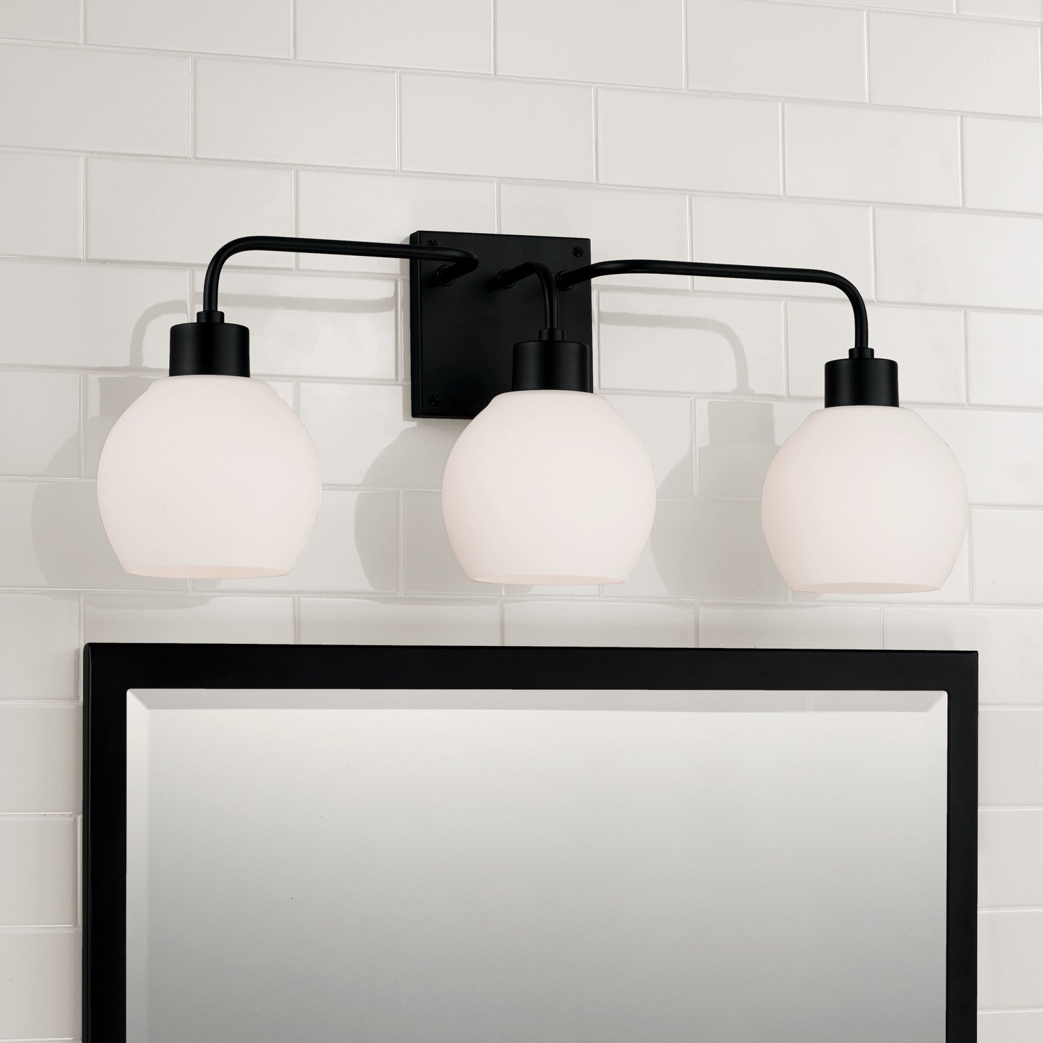 Capital Lighting - 120031MB-540 - Three Light Vanity - Tanner - Matte Black