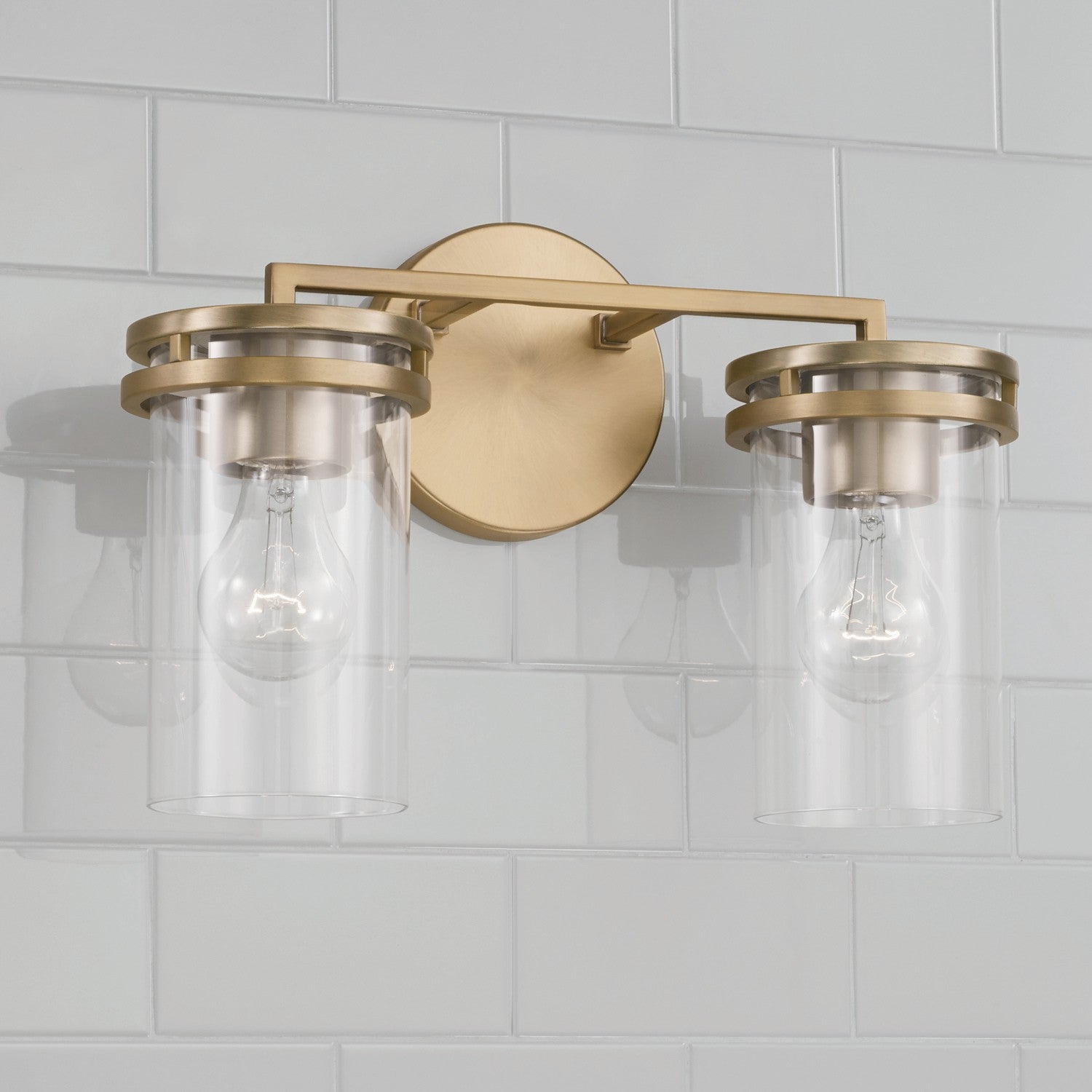 Capital Lighting - 148721AD-539 - Two Light Vanity - Fuller - Aged Brass