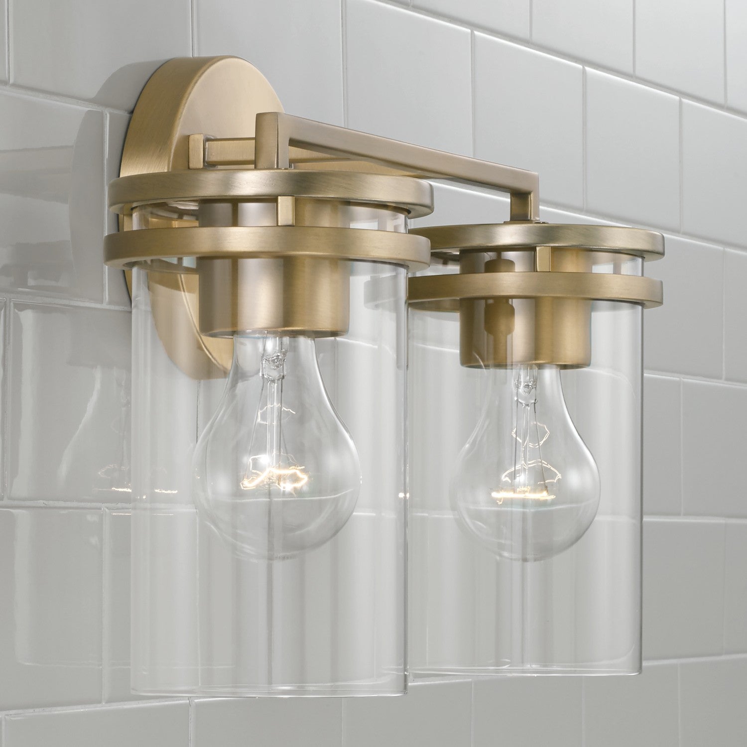 Capital Lighting - 148721AD-539 - Two Light Vanity - Fuller - Aged Brass