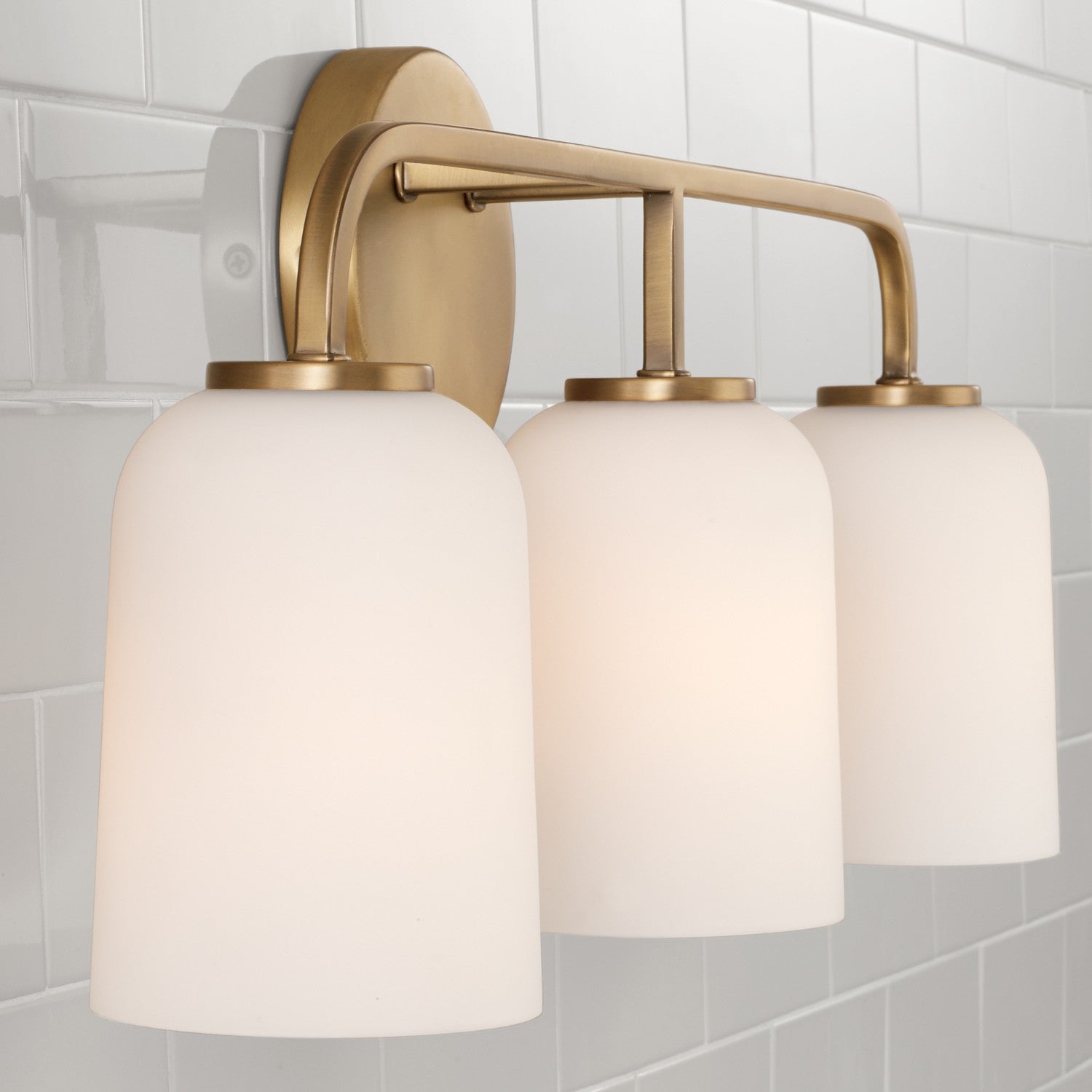 Capital Lighting - 148831AD-542 - Three Light Vanity - Lawson - Aged Brass