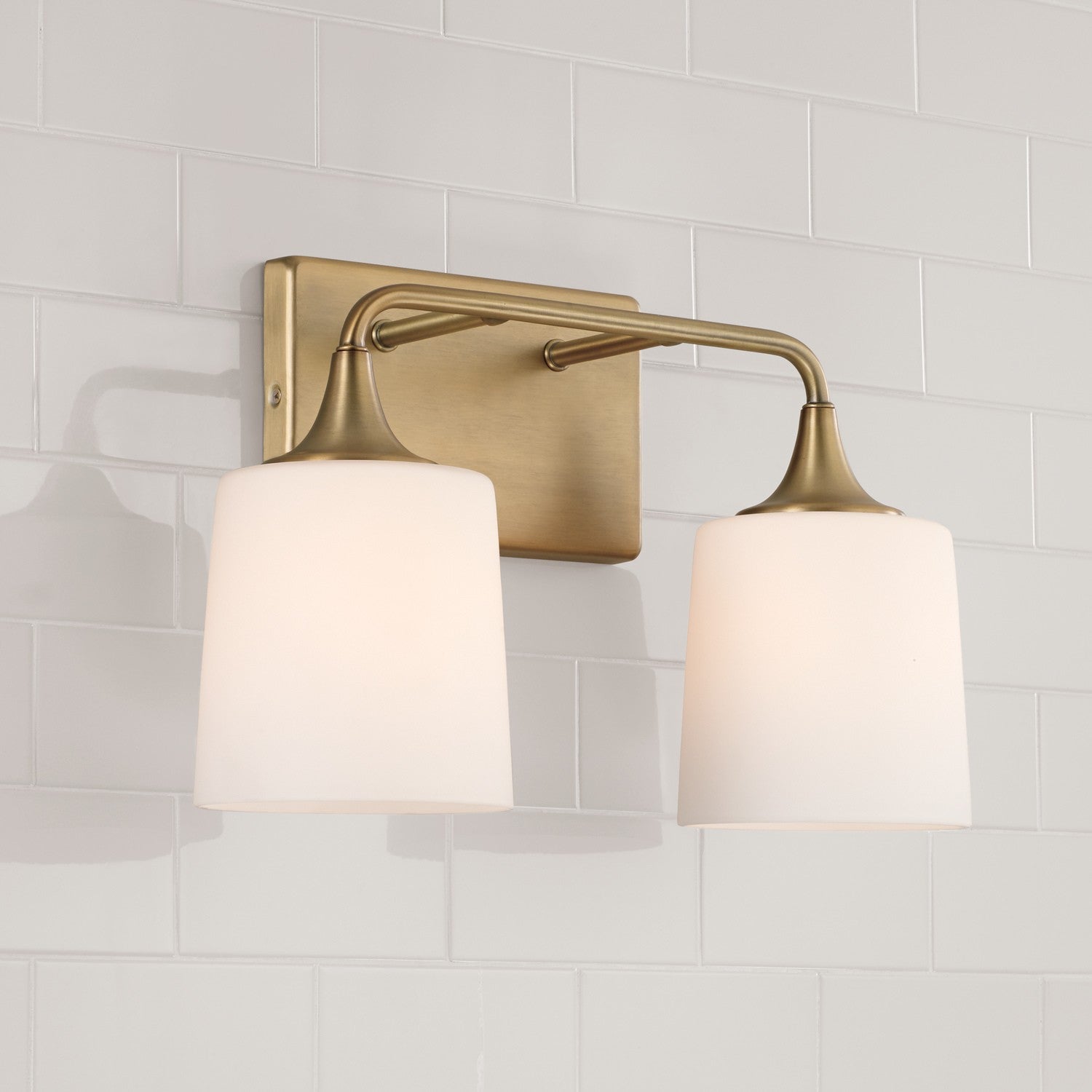 Capital Lighting - 148921AD-541 - Two Light Vanity - Presley - Aged Brass