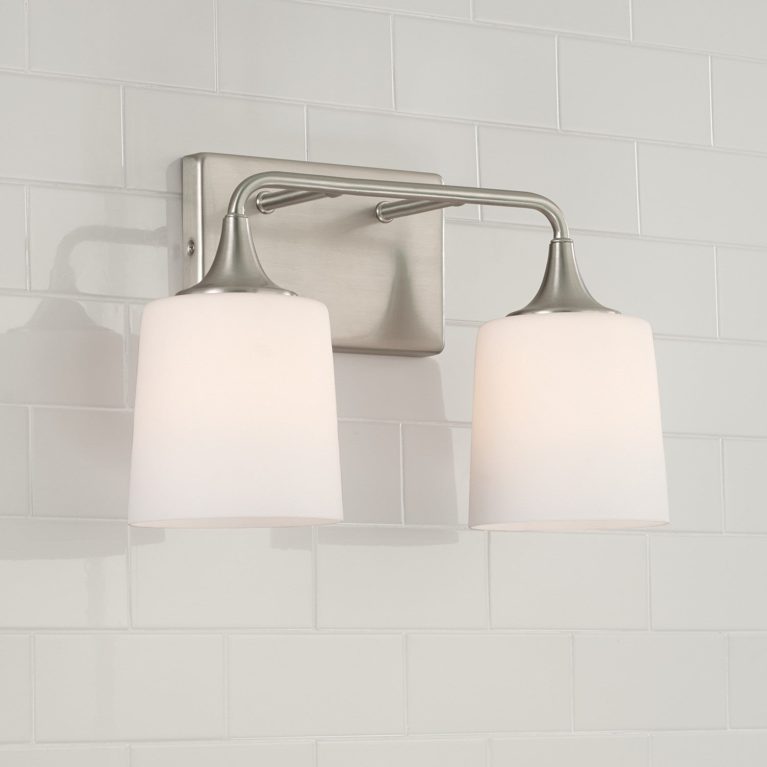 Capital Lighting - 148921BN-541 - Two Light Vanity - Presley - Brushed Nickel