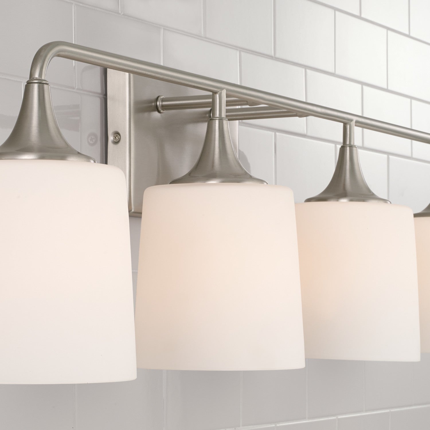 Capital Lighting - 148941BN-541 - Four Light Vanity - Presley - Brushed Nickel