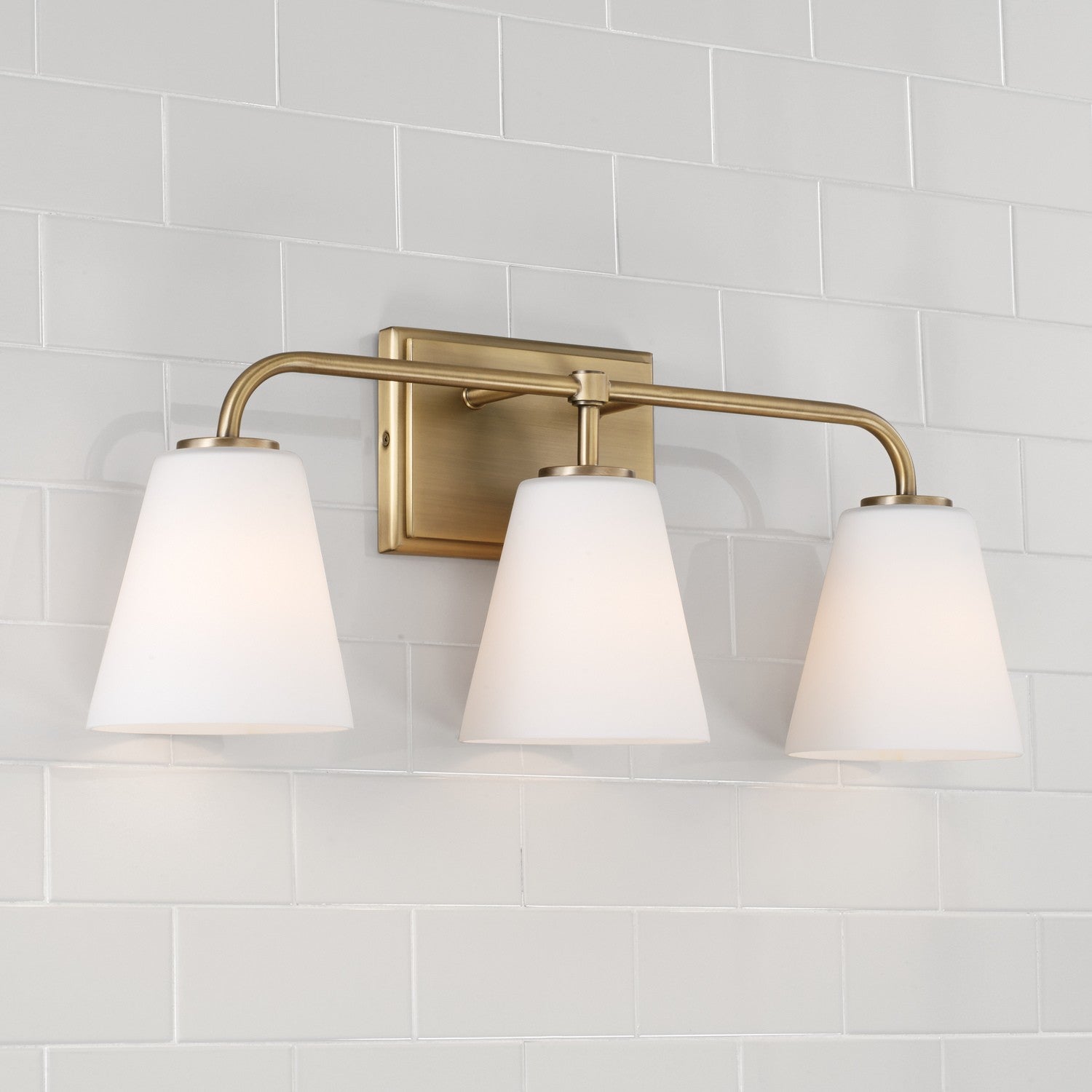 Capital Lighting - 149431AD-543 - Three Light Vanity - Brody - Aged Brass