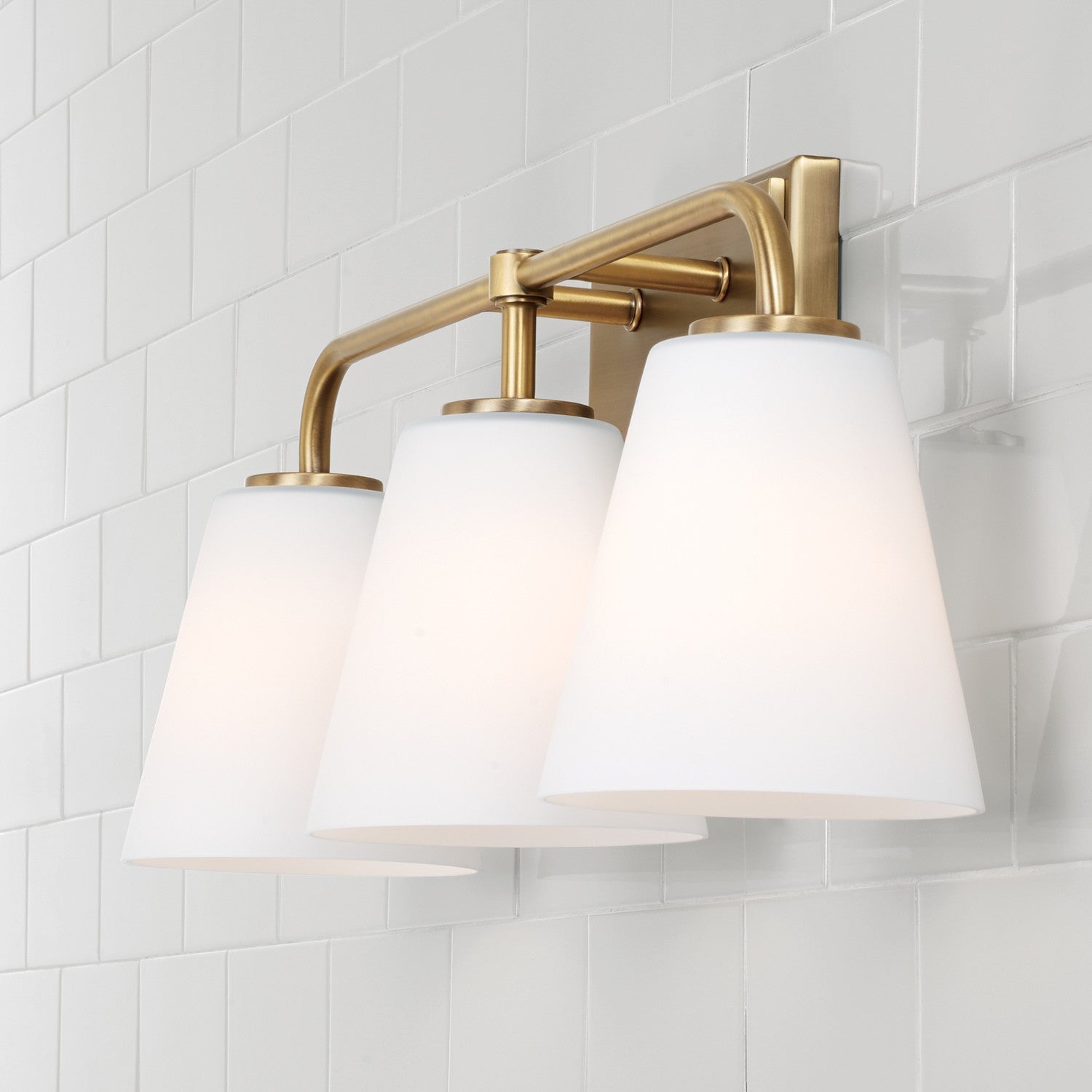 Capital Lighting - 149431AD-543 - Three Light Vanity - Brody - Aged Brass