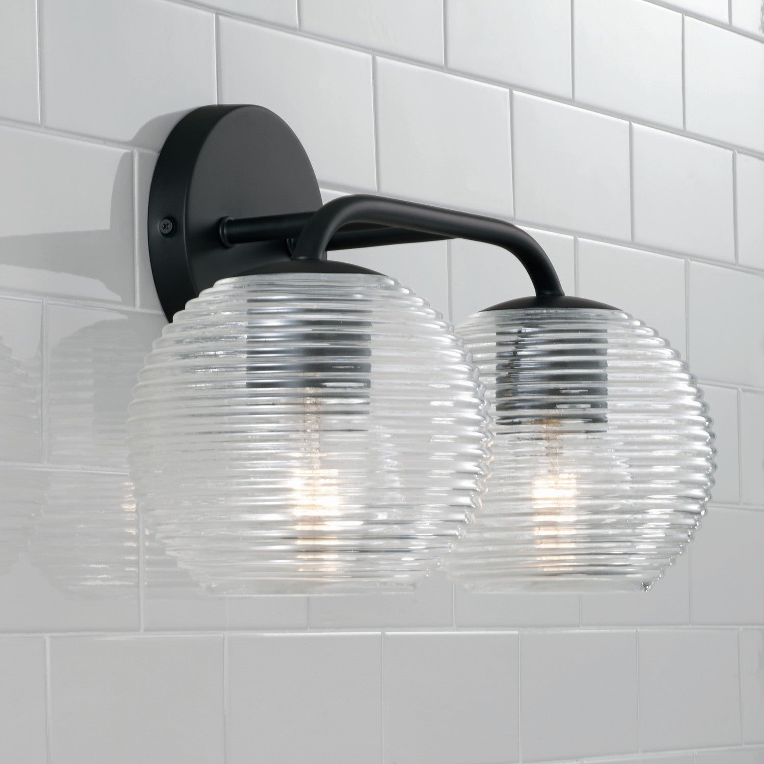 Capital Lighting - 149921MB-544 - Two Light Vanity - Dolan - Matte Black