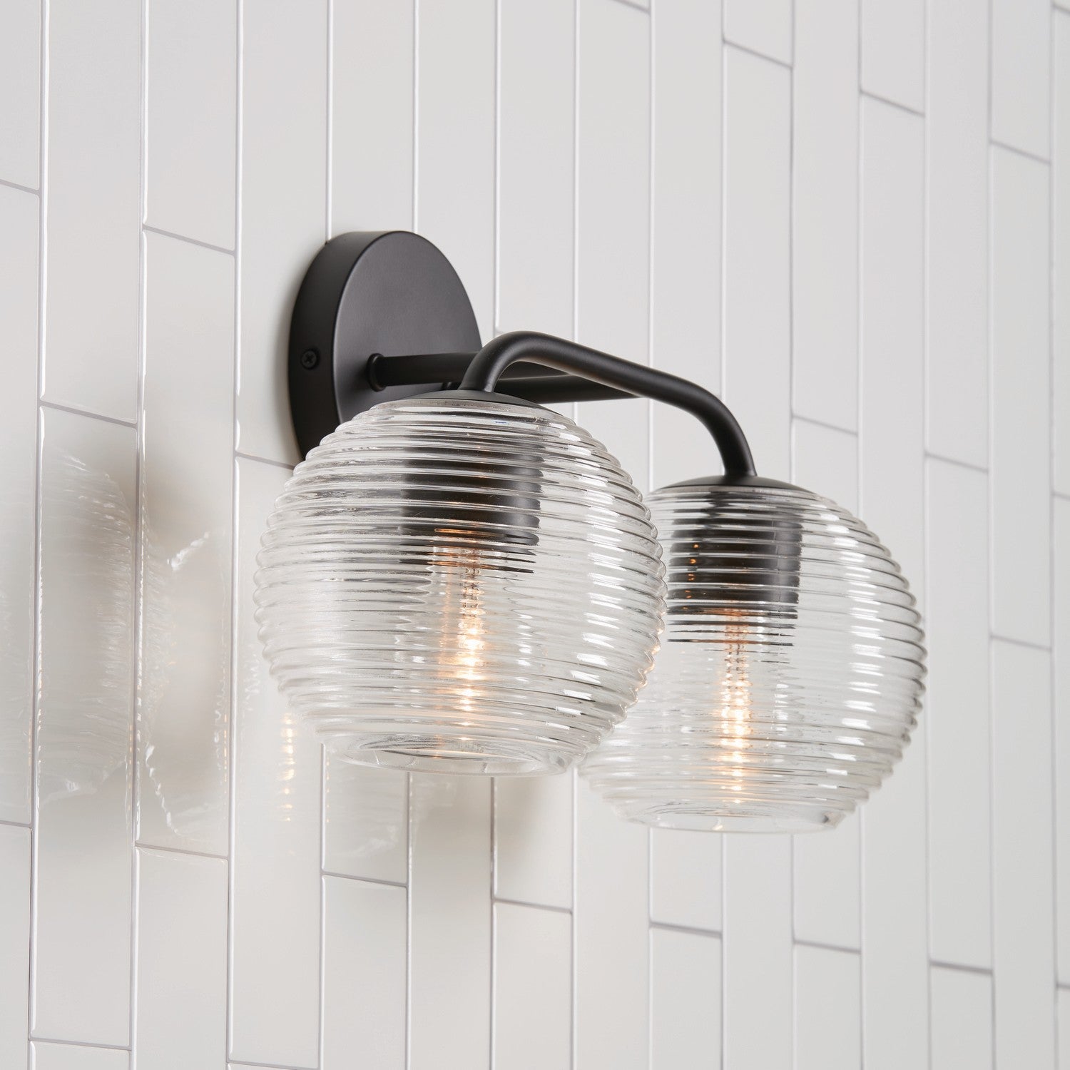 Capital Lighting - 149921MB-544 - Two Light Vanity - Dolan - Matte Black