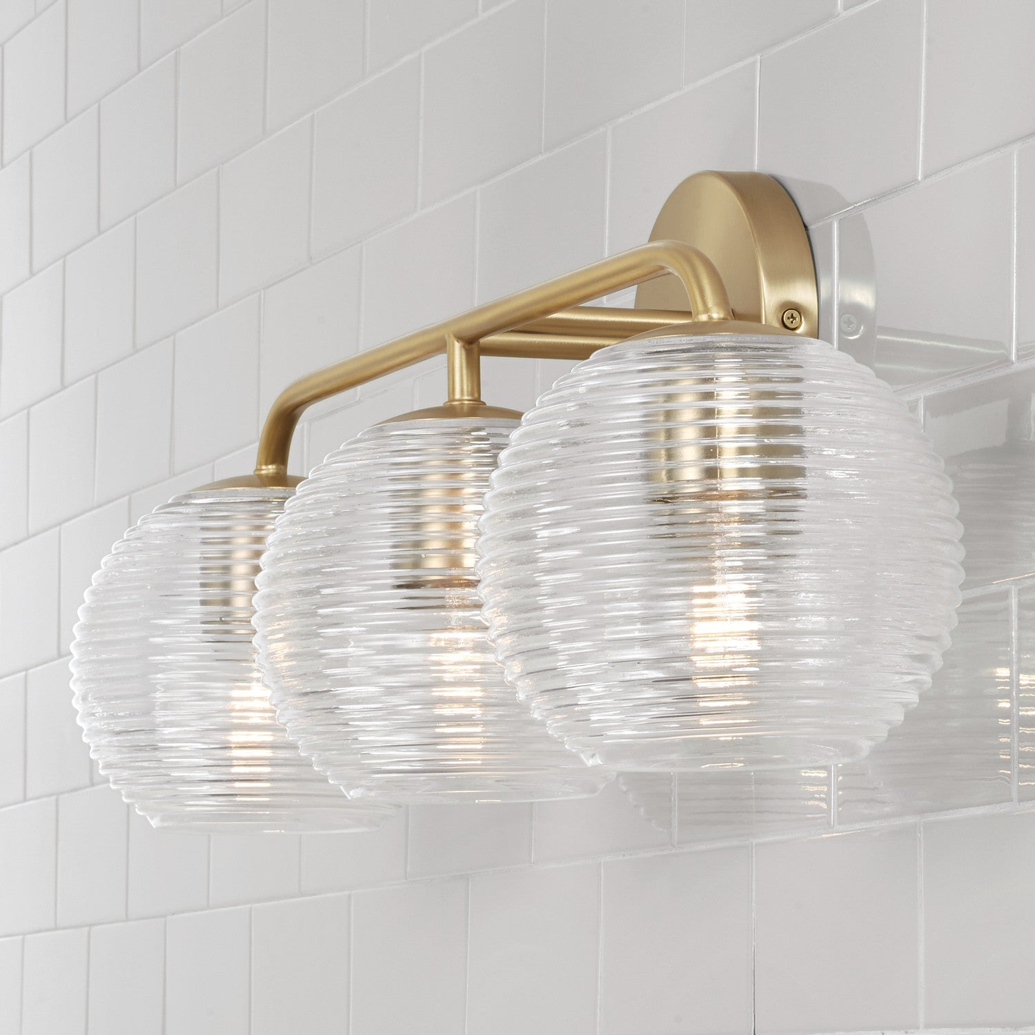 Capital Lighting - 149931MA-544 - Three Light Vanity - Dolan - Matte Brass