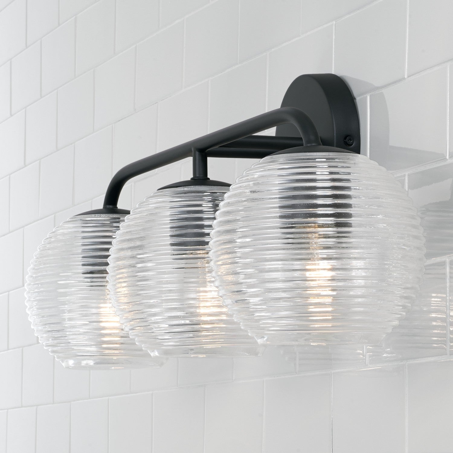 Capital Lighting - 149931MB-544 - Three Light Vanity - Dolan - Matte Black