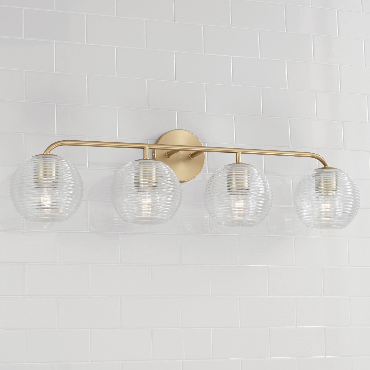 Capital Lighting - 149941MA-544 - Four Light Vanity - Dolan - Matte Brass