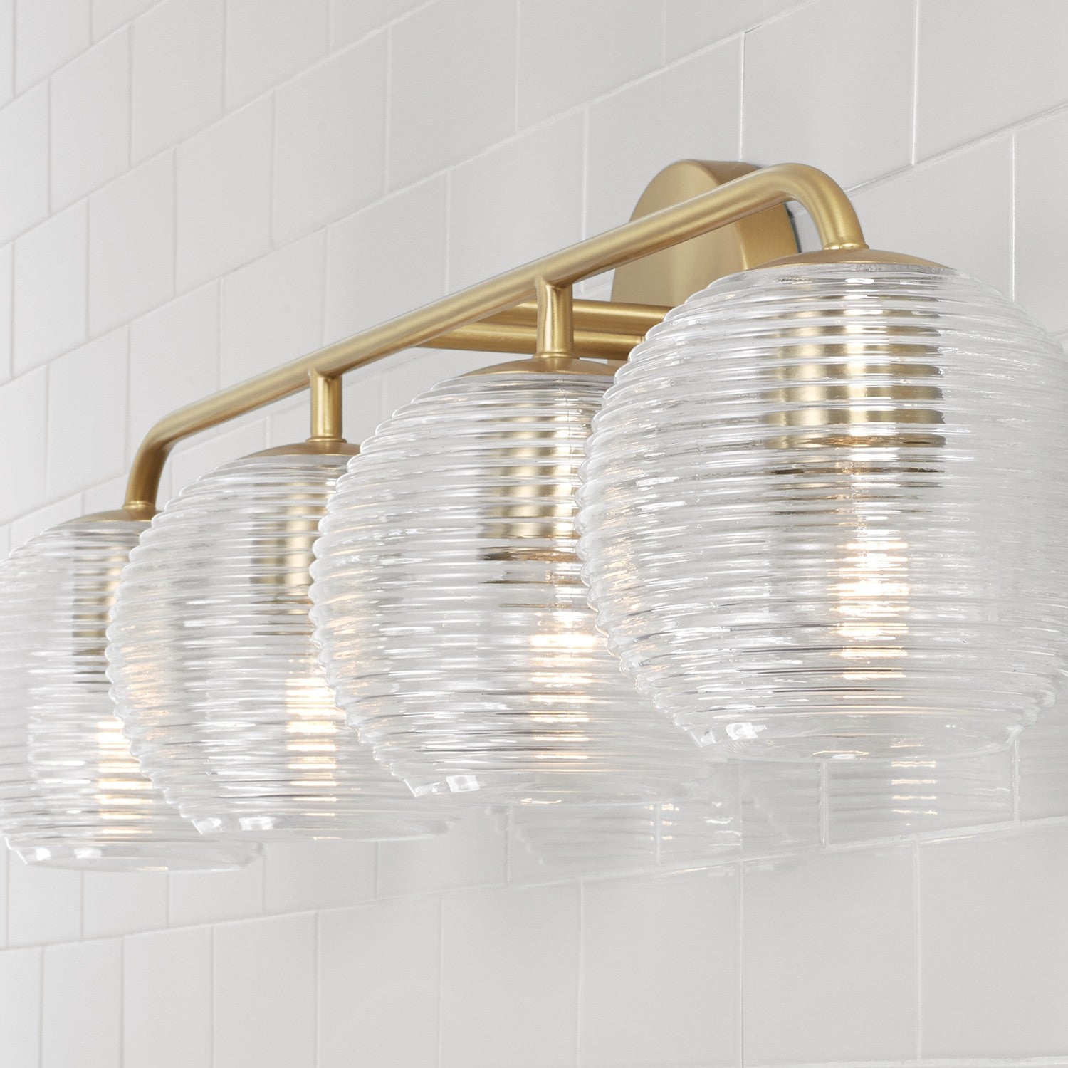 Capital Lighting - 149941MA-544 - Four Light Vanity - Dolan - Matte Brass