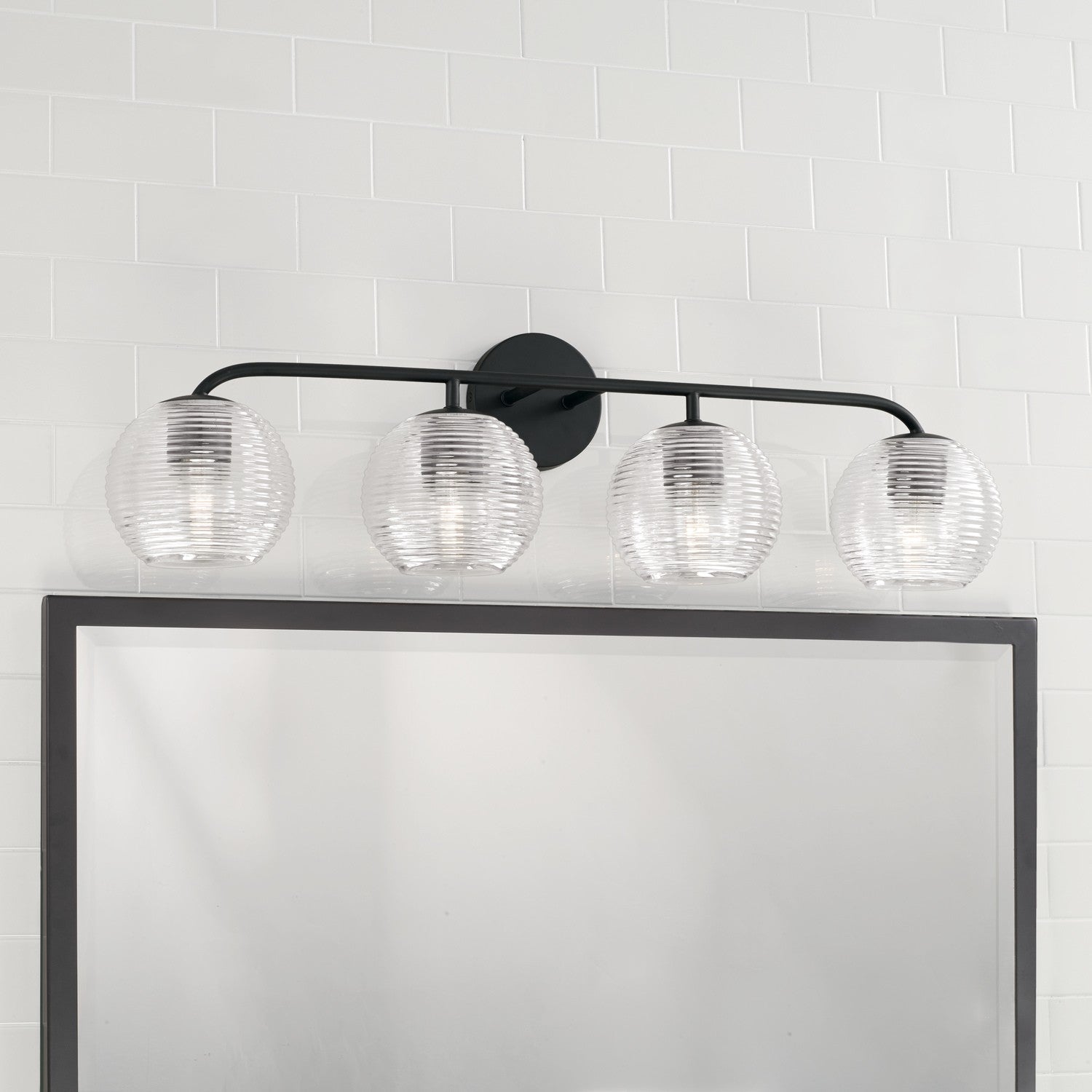 Capital Lighting - 149941MB-544 - Four Light Vanity - Dolan - Matte Black