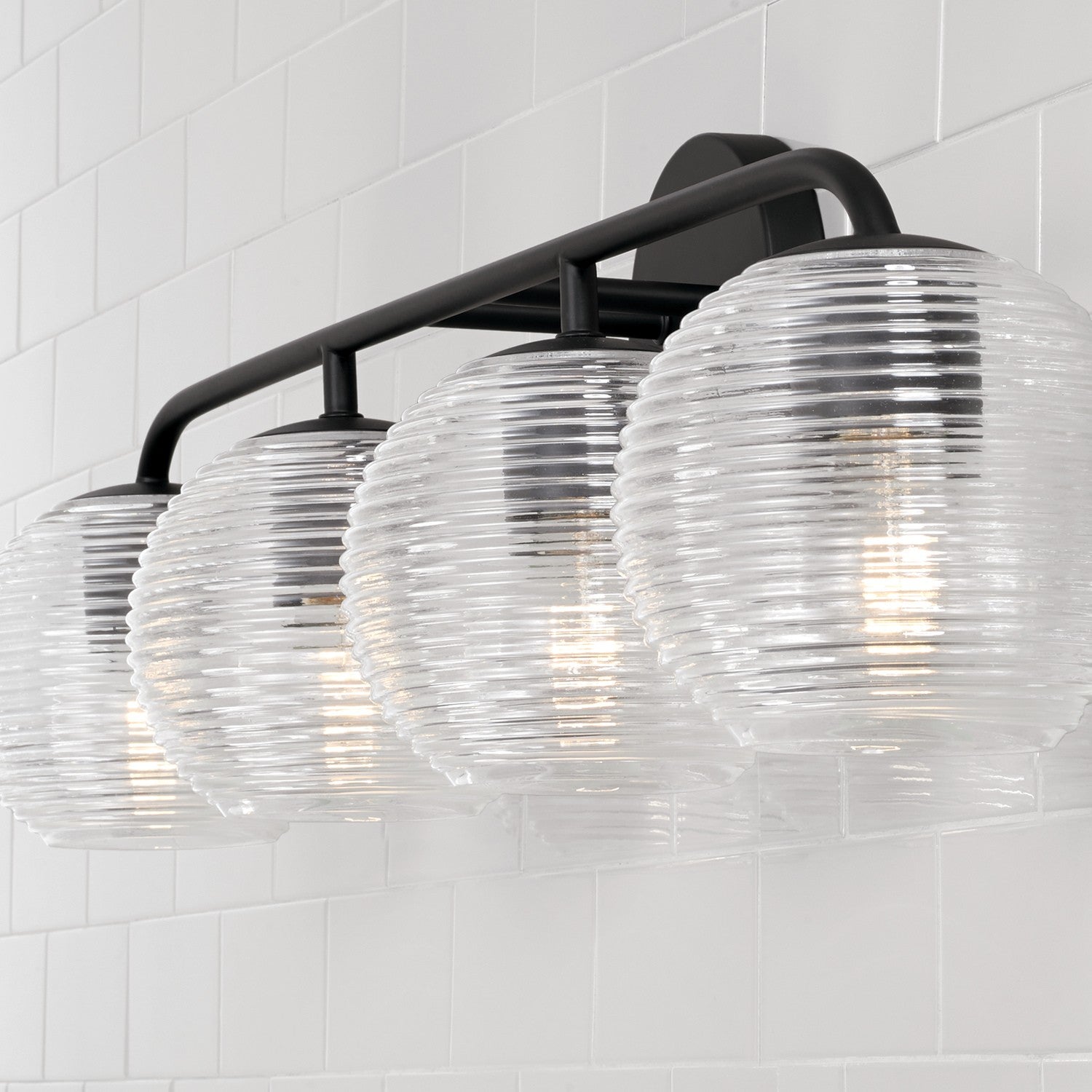 Capital Lighting - 149941MB-544 - Four Light Vanity - Dolan - Matte Black