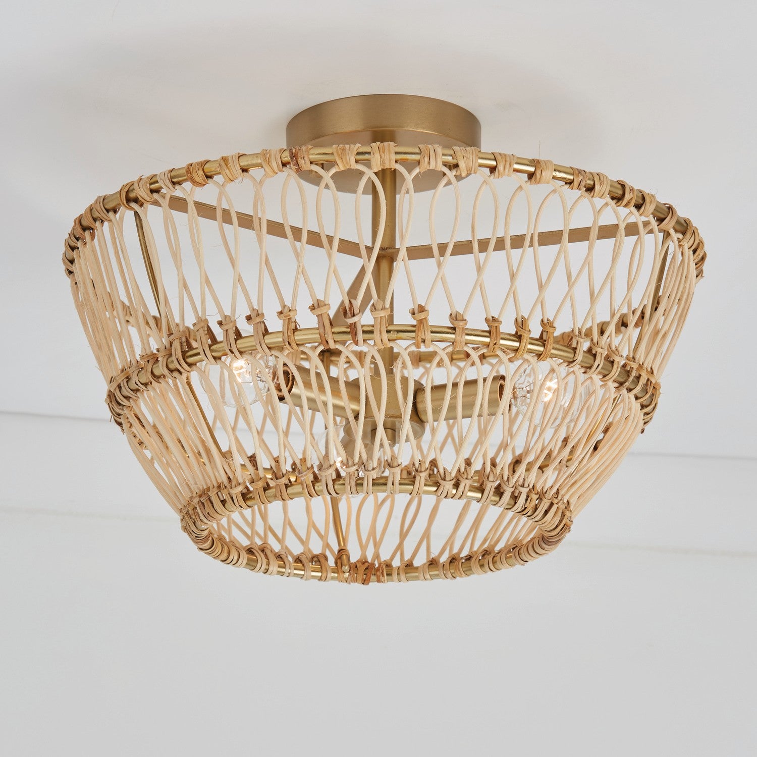 Capital Lighting - 244131MA - Three Light Dual Mount Semi Flush/Pendant - Wren - Matte Brass