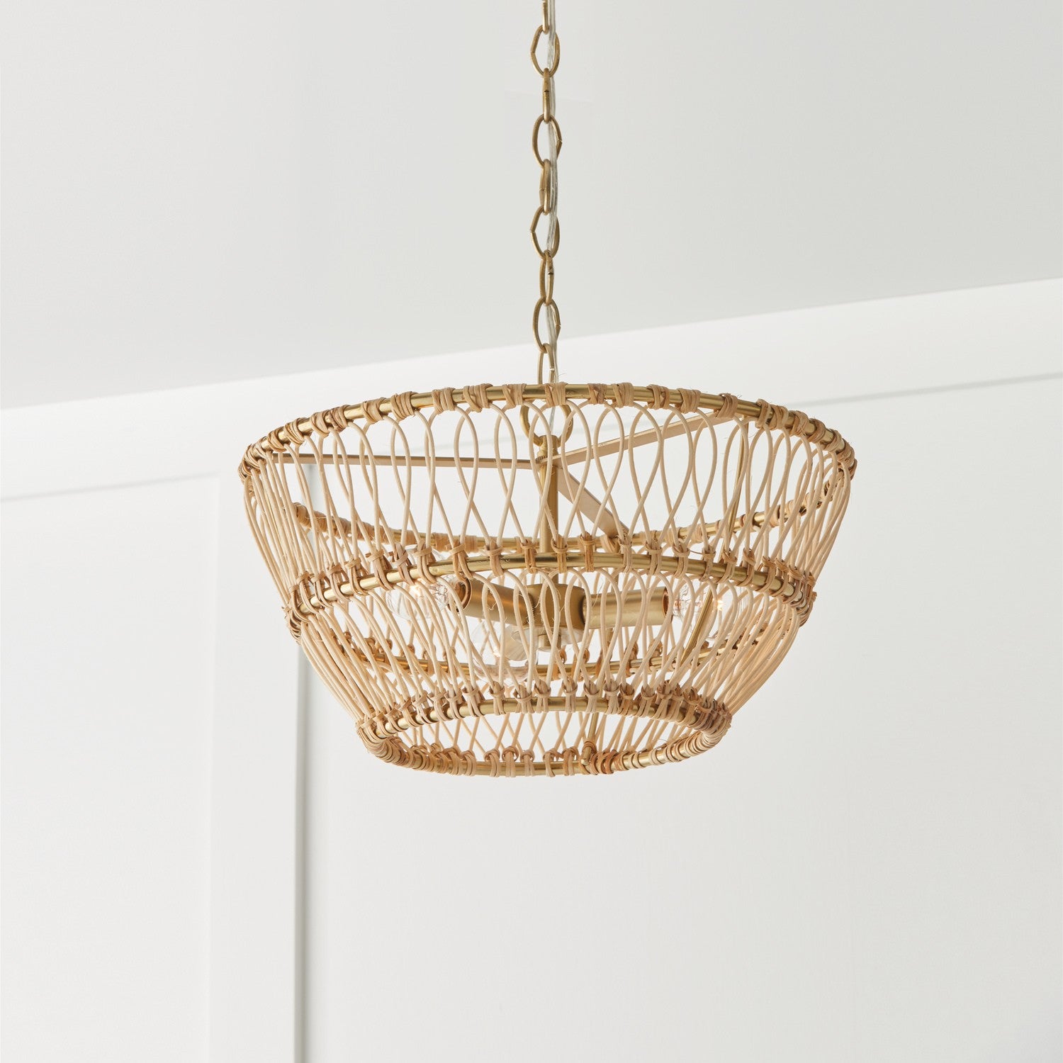 Capital Lighting - 244131MA - Three Light Dual Mount Semi Flush/Pendant - Wren - Matte Brass