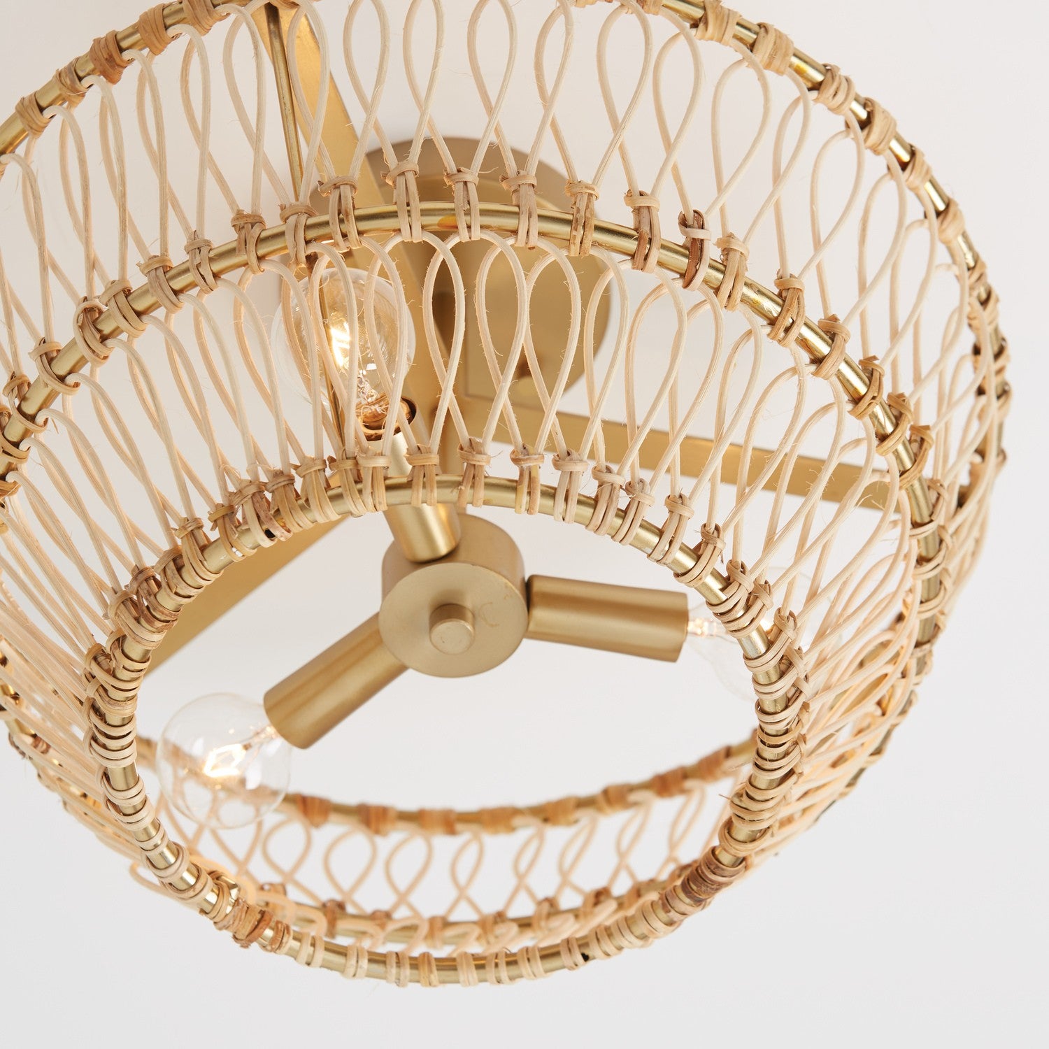 Capital Lighting - 244131MA - Three Light Dual Mount Semi Flush/Pendant - Wren - Matte Brass
