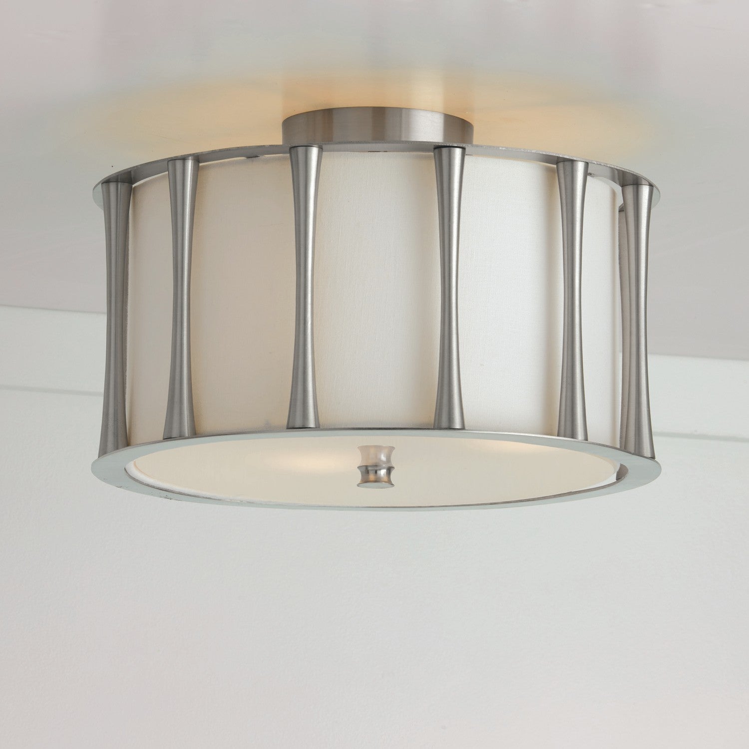 Capital Lighting - 244631BN - Three Light Dual Mount Semi Flush/Pendant - Bodie - Brushed Nickel