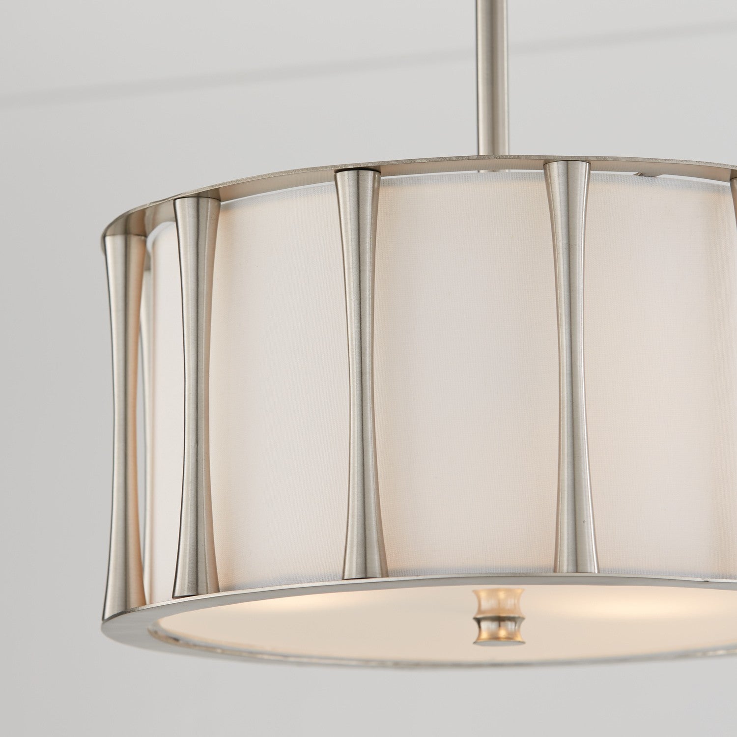 Capital Lighting - 244631BN - Three Light Dual Mount Semi Flush/Pendant - Bodie - Brushed Nickel