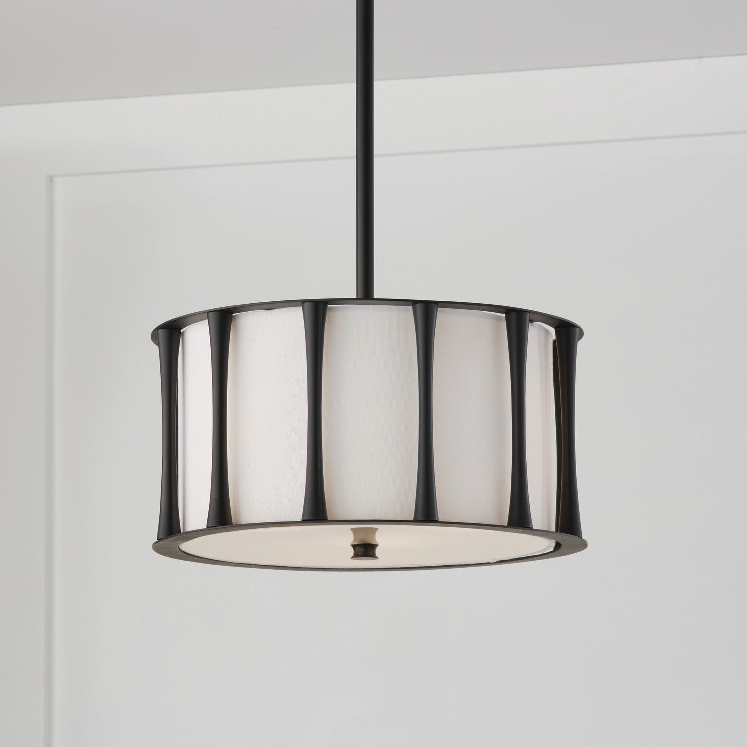 Capital Lighting - 244631MB - Three Light Dual Mount Semi Flush/Pendant - Bodie - Matte Black
