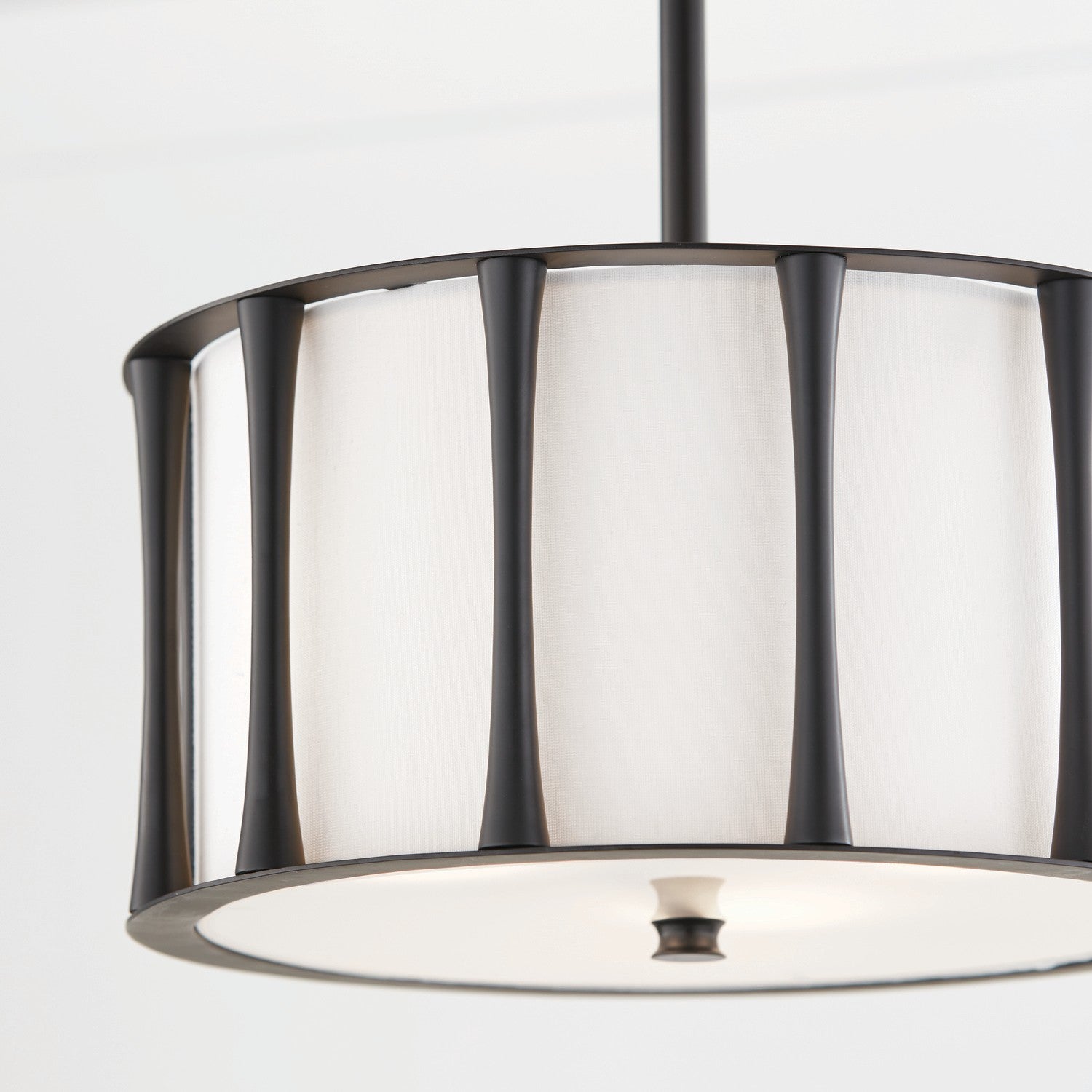 Capital Lighting - 244631MB - Three Light Dual Mount Semi Flush/Pendant - Bodie - Matte Black