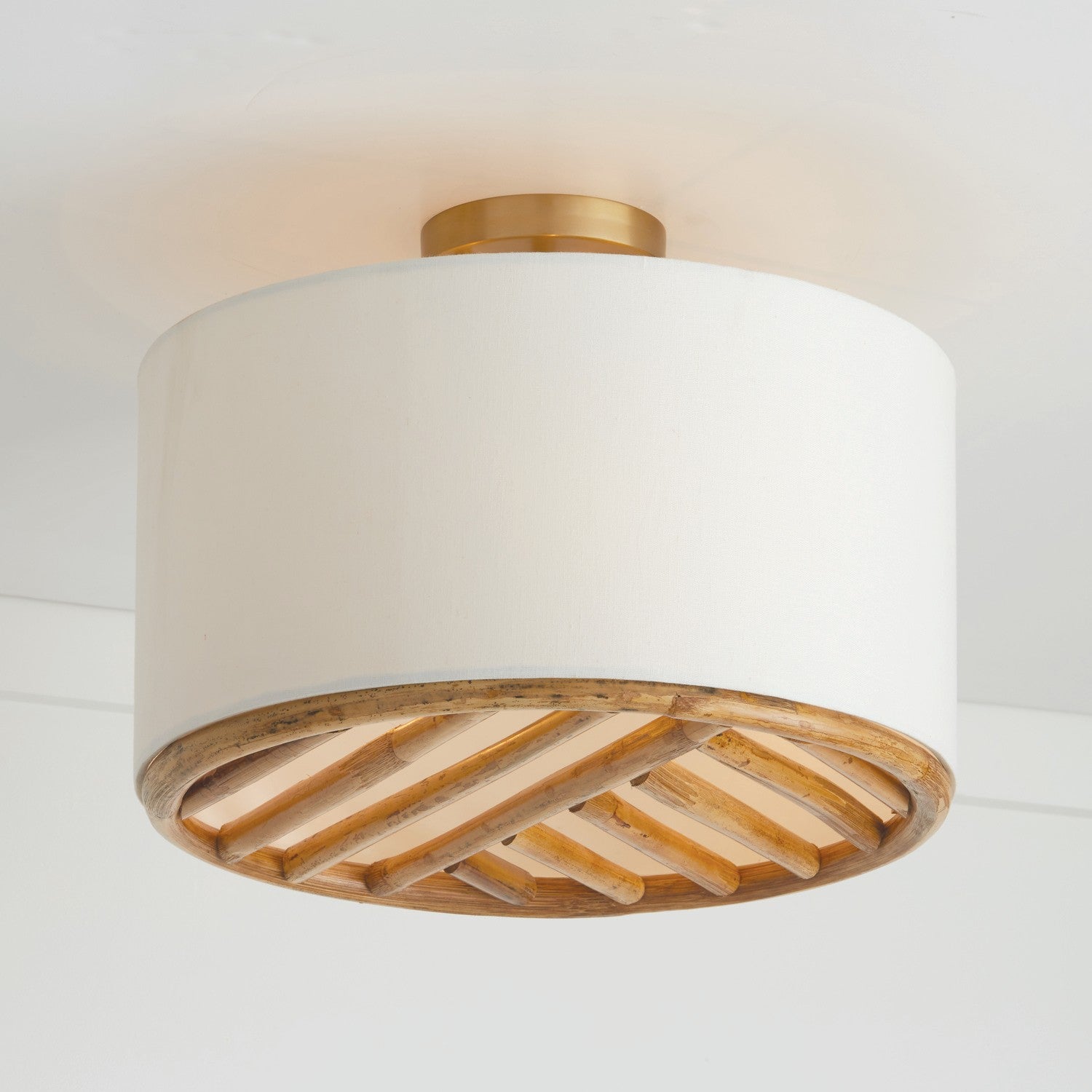 Capital Lighting - 247431MA - Three Light Dual Mount Semi Flush/Pendant - Soleil - Matte Brass