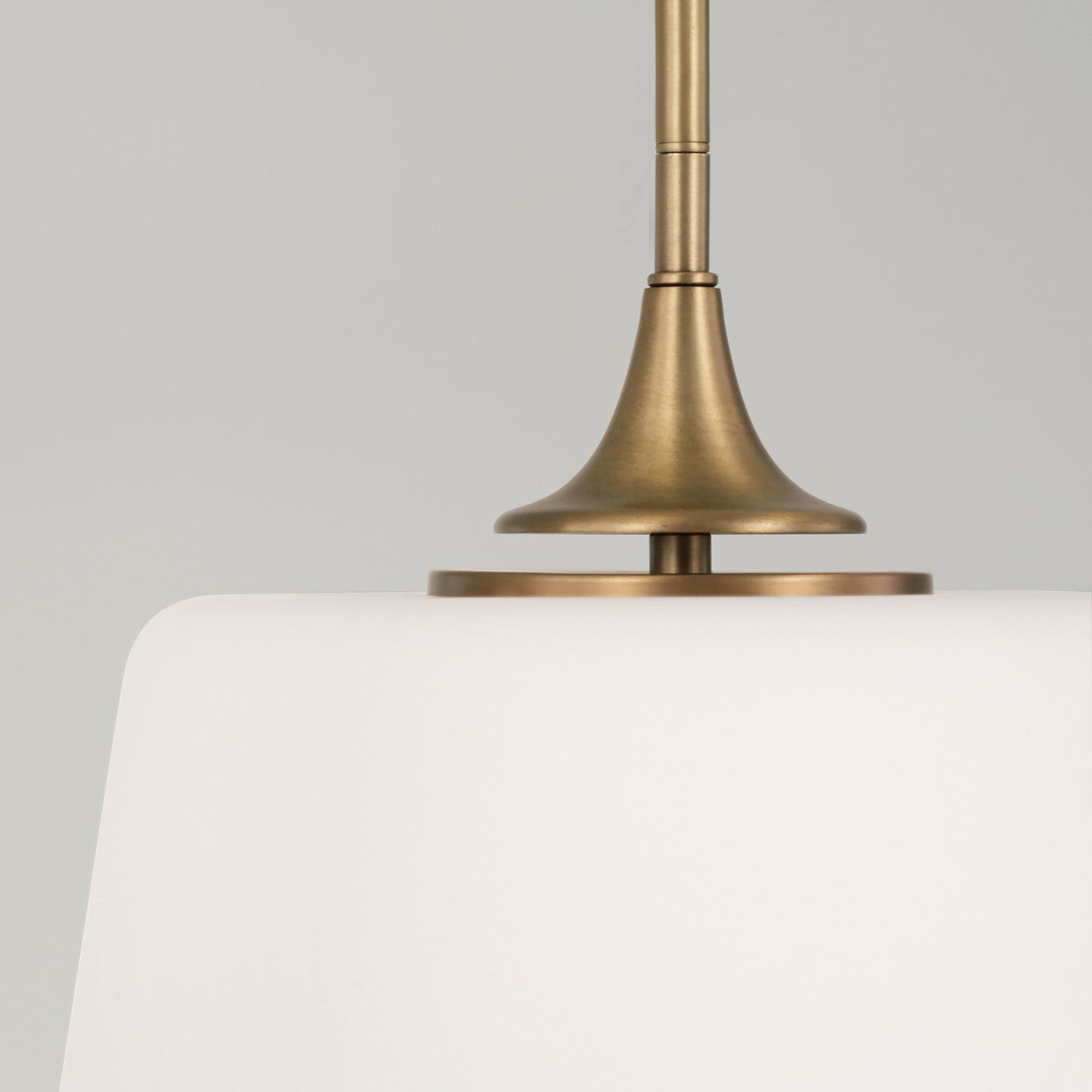 Capital Lighting - 248911AD - One Light Dual Mount Semi Flush/Pendant - Presley - Aged Brass