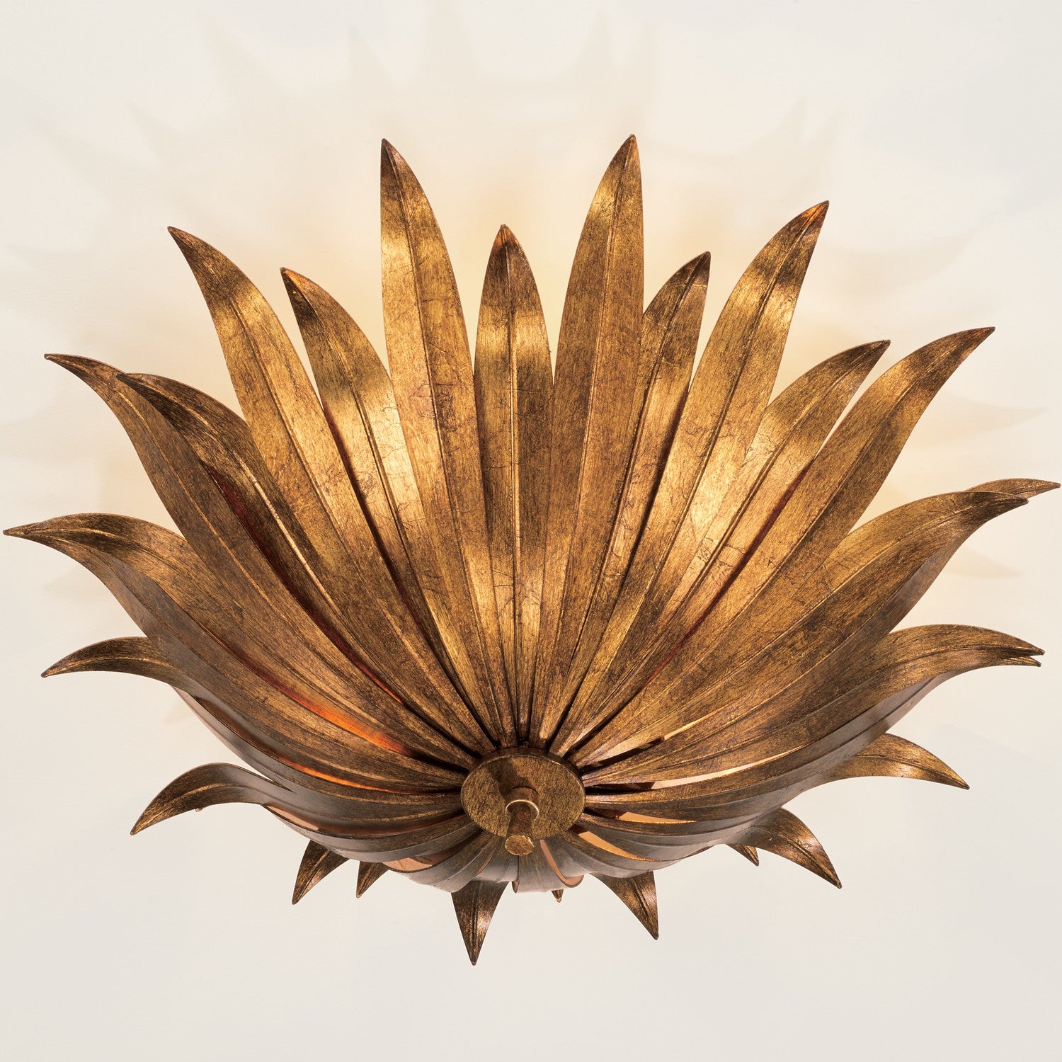 Capital Lighting - 249531AG - Three Light Dual Mount Semi Flush/Pendant - Eden - Antique Gold