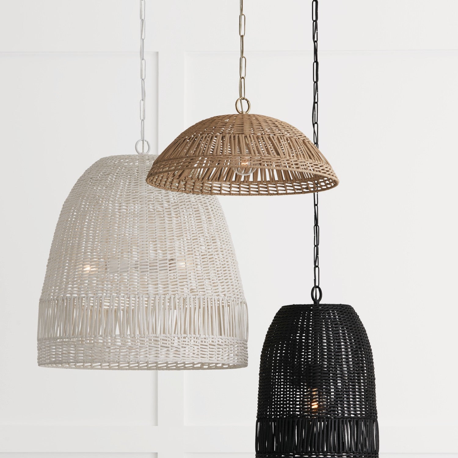 Capital Lighting - 347512HH - One Light Pendant - Naomi - Chalk White