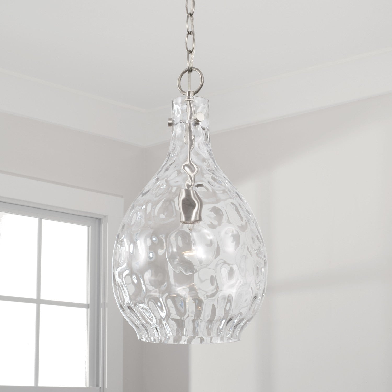 Capital Lighting - 349012BN - One Light Pendant - Brentwood - Brushed Nickel