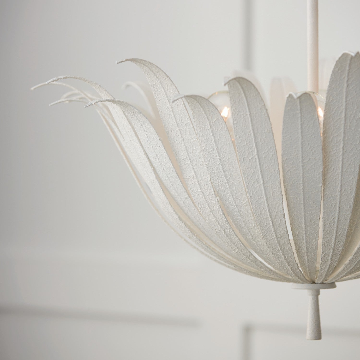 Capital Lighting - 349541XW - Four Light Pendant - Eden - Textured White