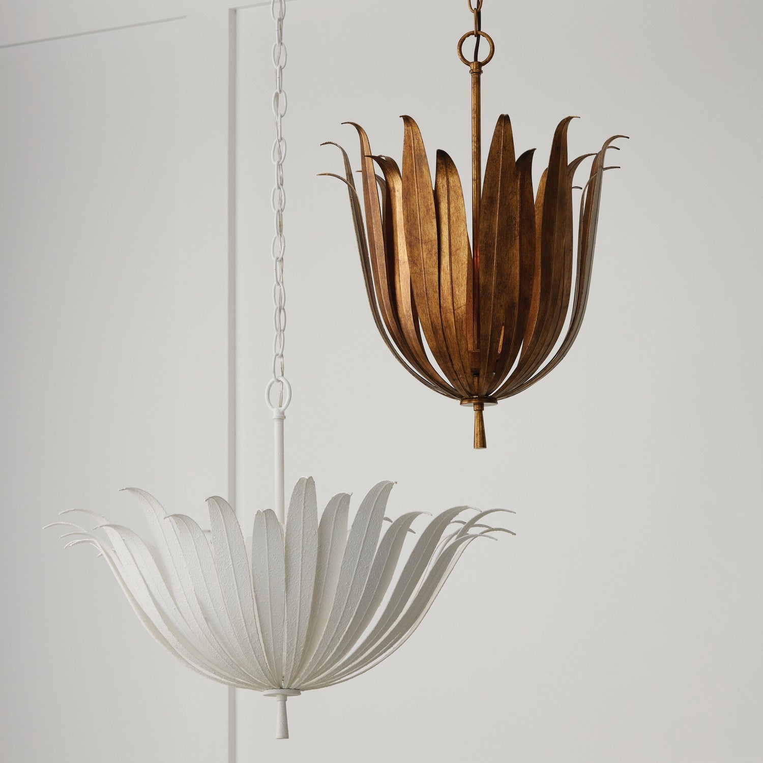 Capital Lighting - 349541XW - Four Light Pendant - Eden - Textured White