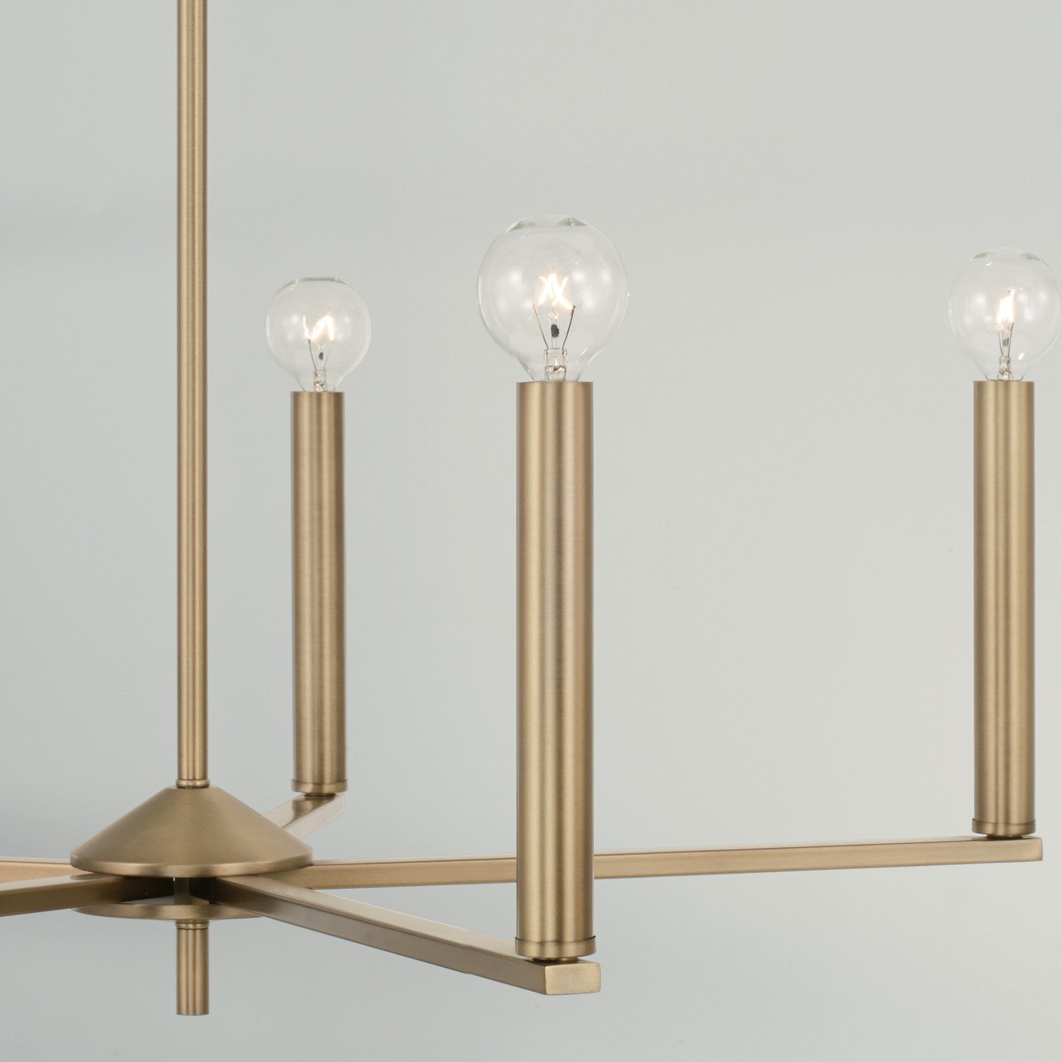 Capital Lighting - 448651AD - Five Light Chandelier - Portman - Aged Brass
