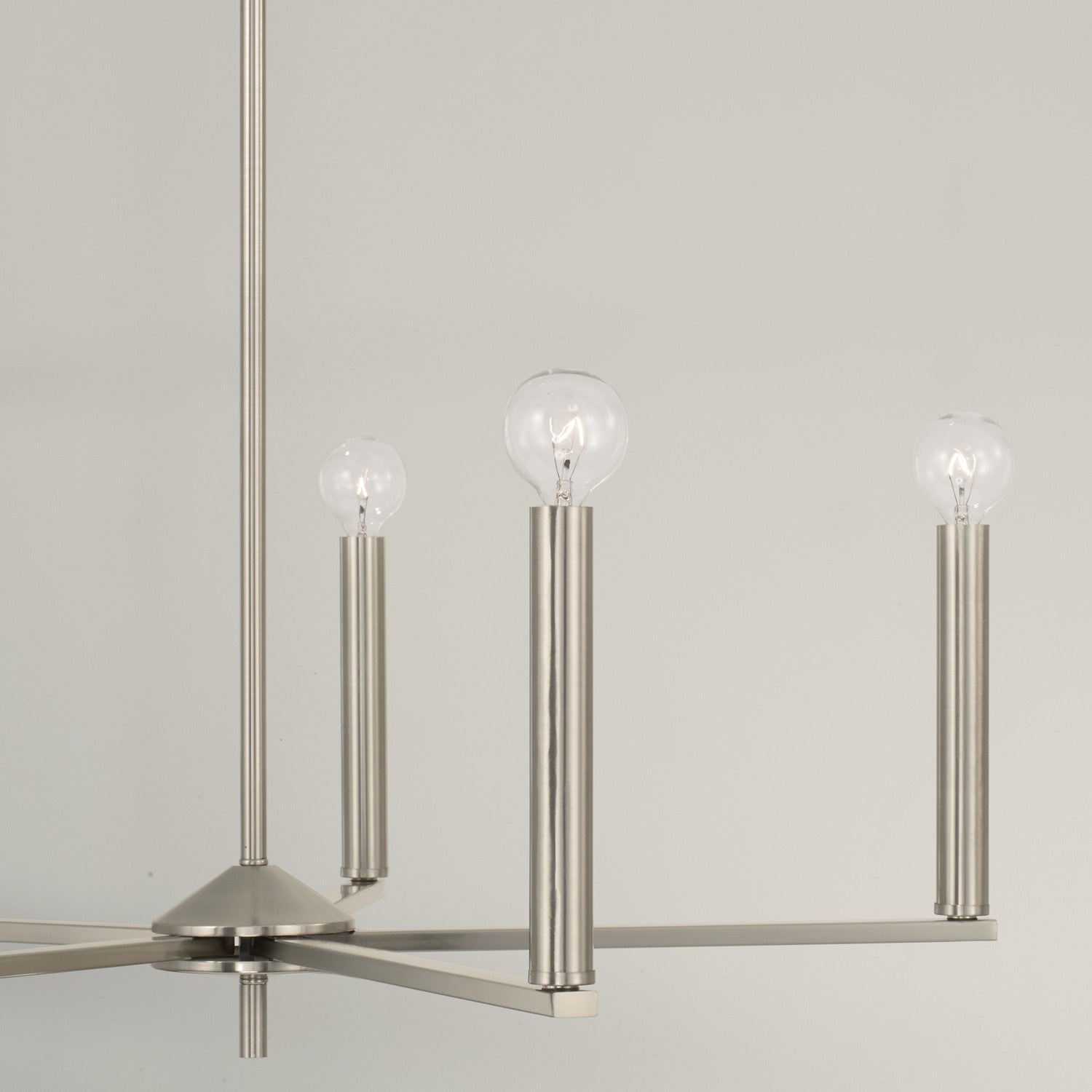 Capital Lighting - 448651BN - Five Light Chandelier - Portman - Brushed Nickel