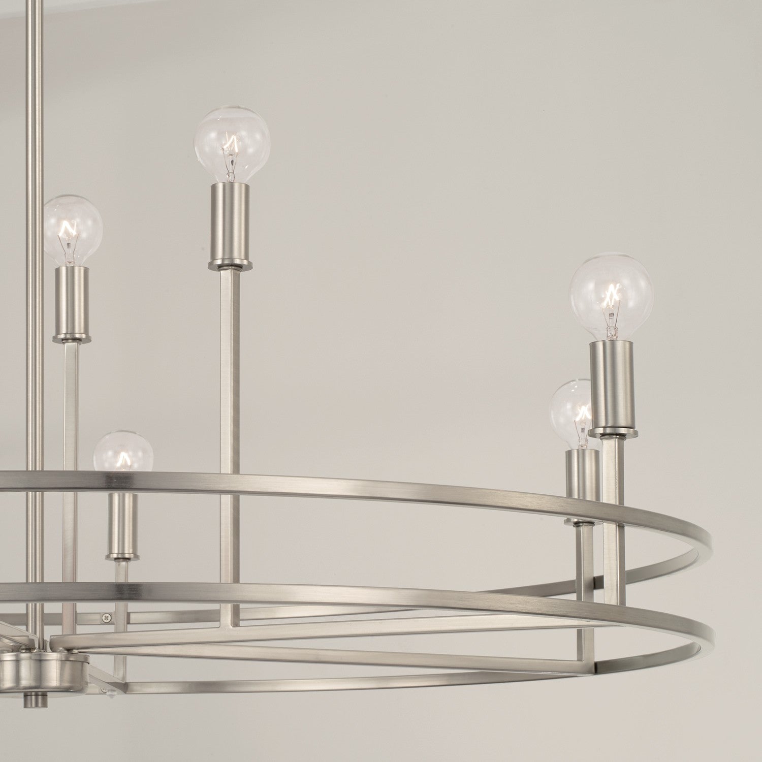 Capital Lighting - 448791BN - Nine Light Chandelier - Fuller - Brushed Nickel