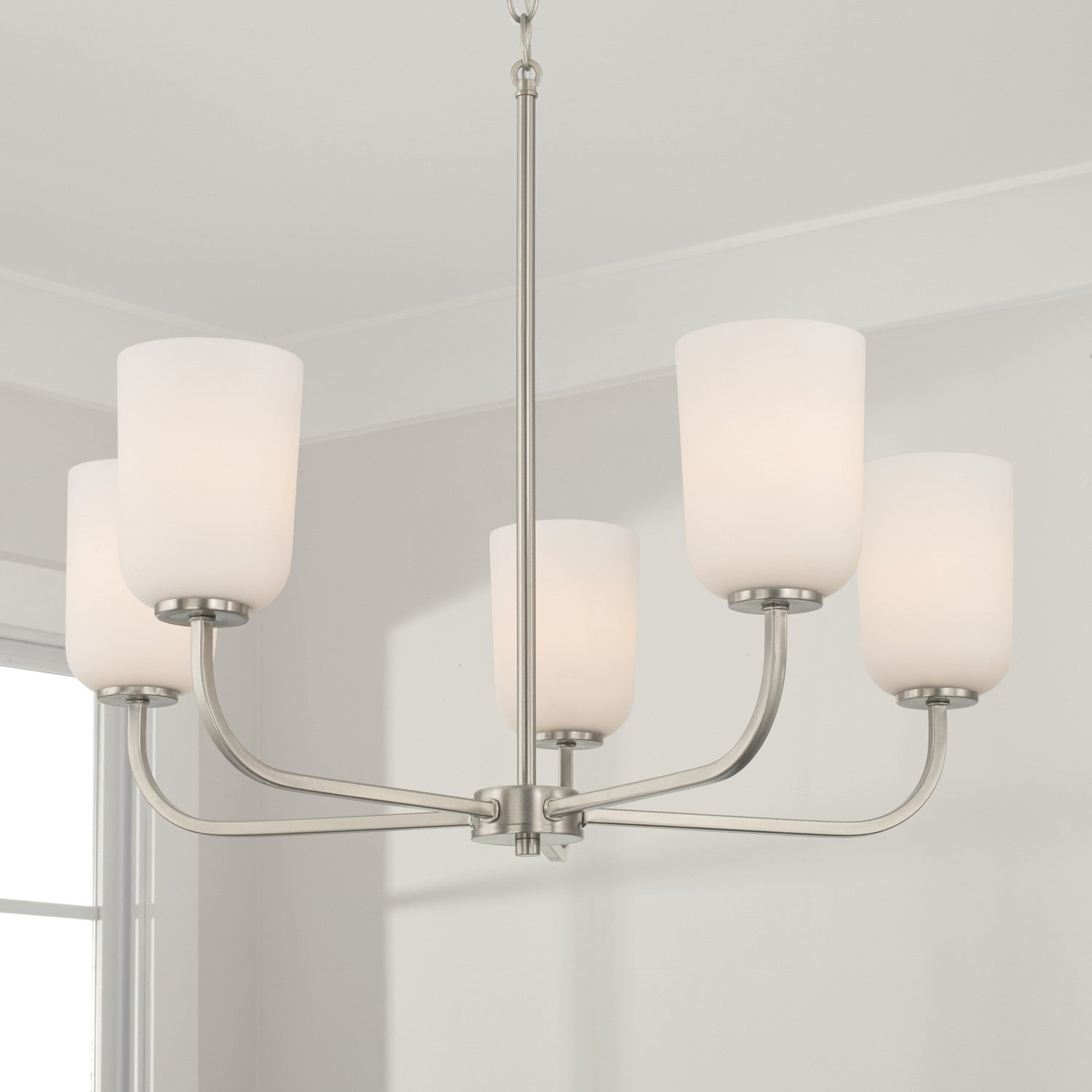 Capital Lighting - 448851BN-542 - Five Light Chandelier - Lawson - Brushed Nickel