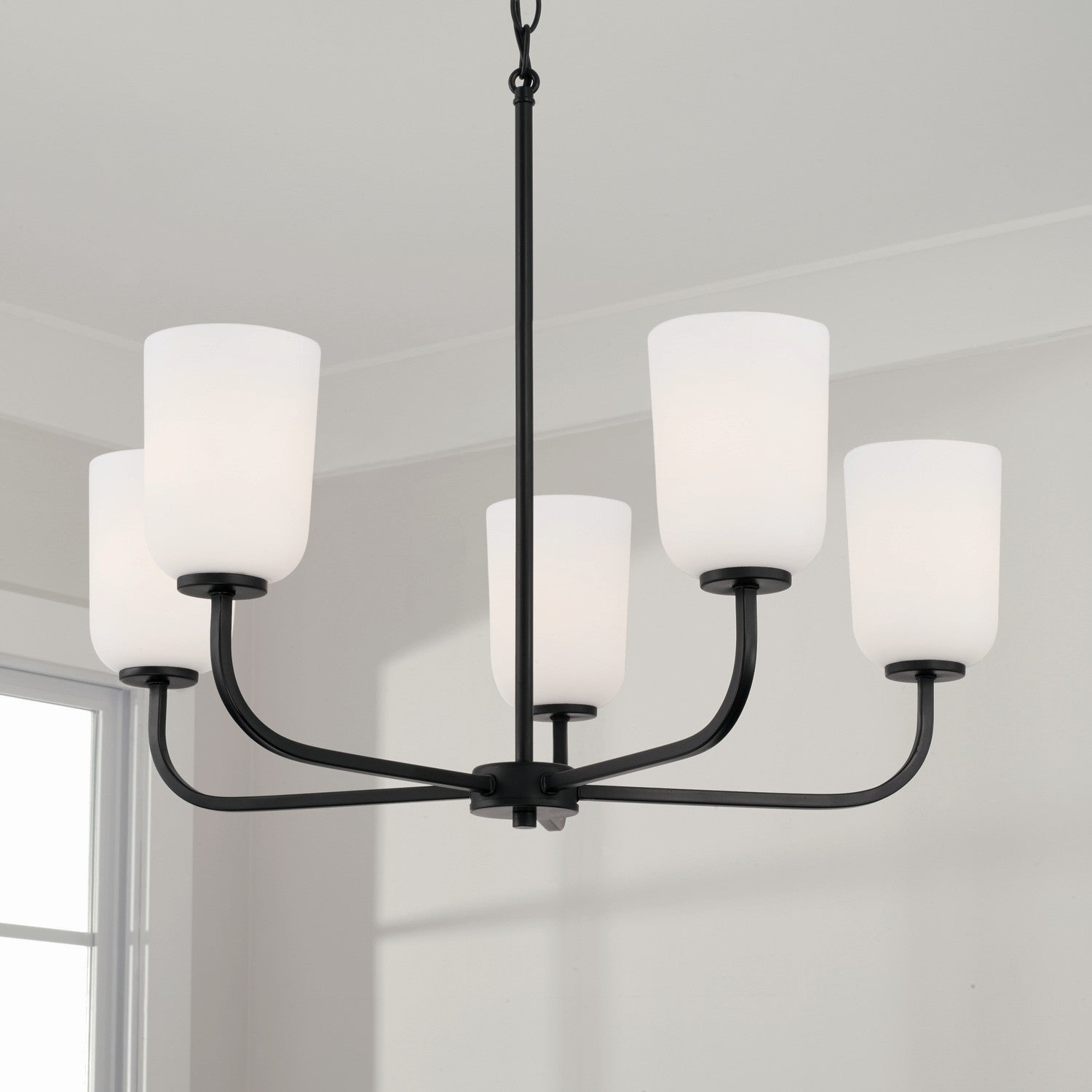 Capital Lighting - 448851MB-542 - Five Light Chandelier - Lawson - Matte Black