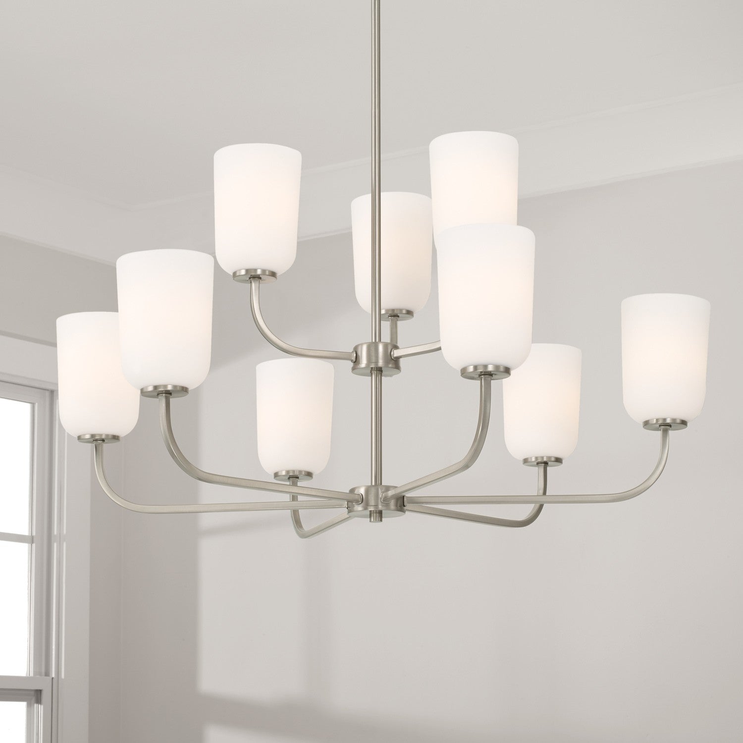 Capital Lighting - 448891BN-542 - Nine Light Chandelier - Lawson - Brushed Nickel