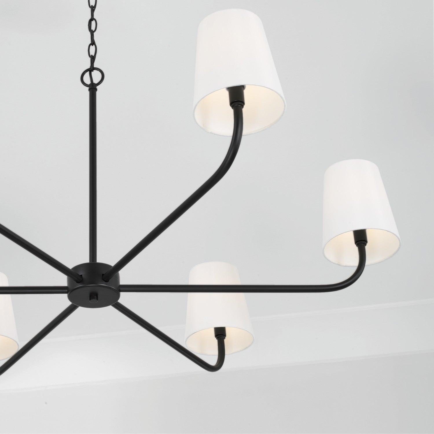 Capital Lighting - 449461MB-706 - Six Light Chandelier - Brody - Matte Black