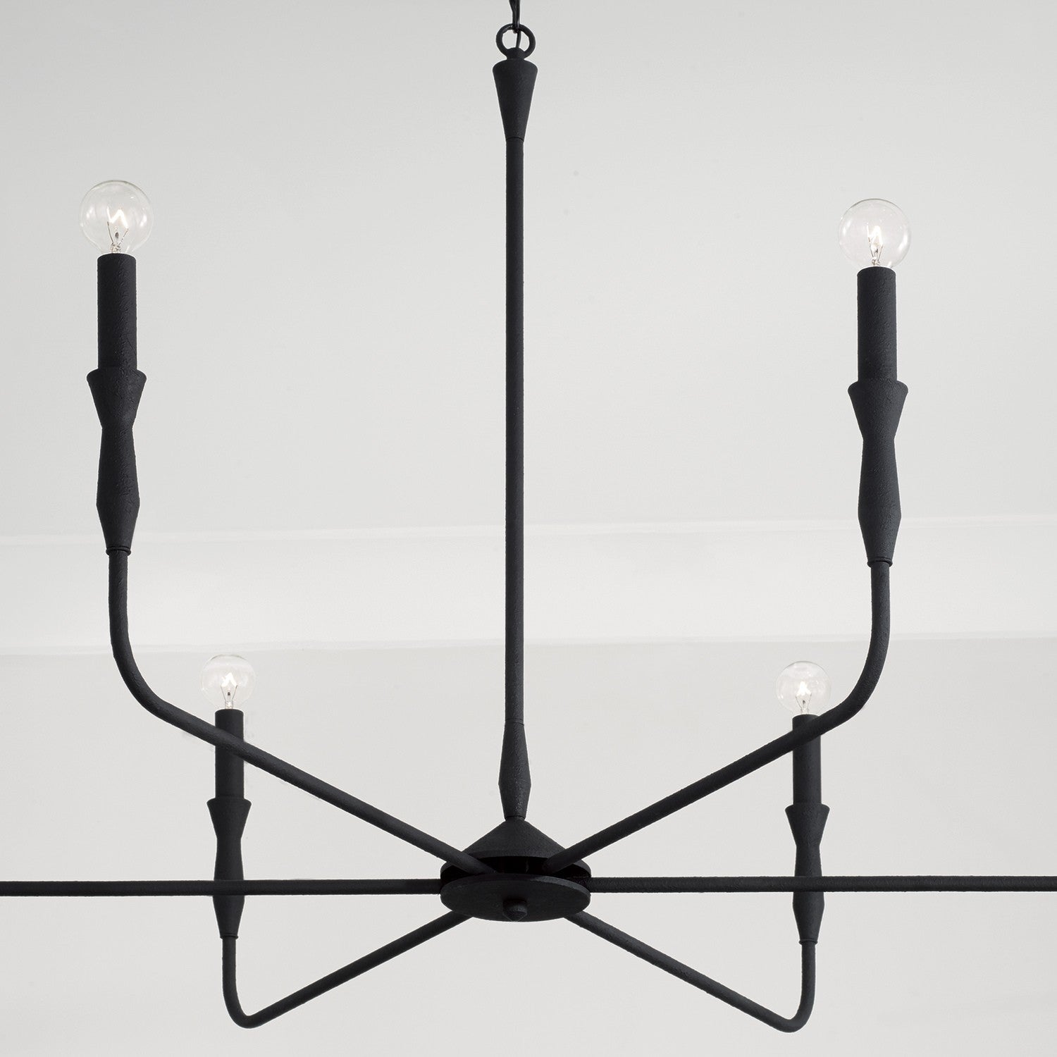 Capital Lighting - 450362XK - Six Light Chandelier - Paloma - Textured Black