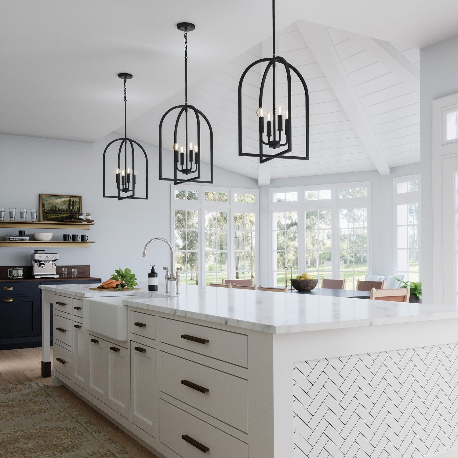 Capital Lighting - 548841MB - Four Light Foyer - Lawson - Matte Black