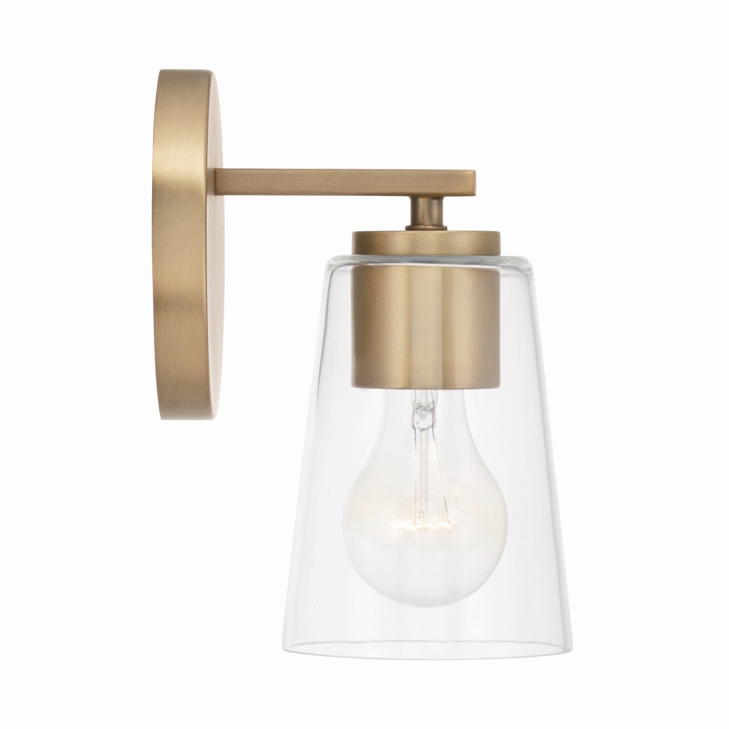Capital Lighting - 648611AD-537 - One Light Wall Sconce - Portman - Aged Brass