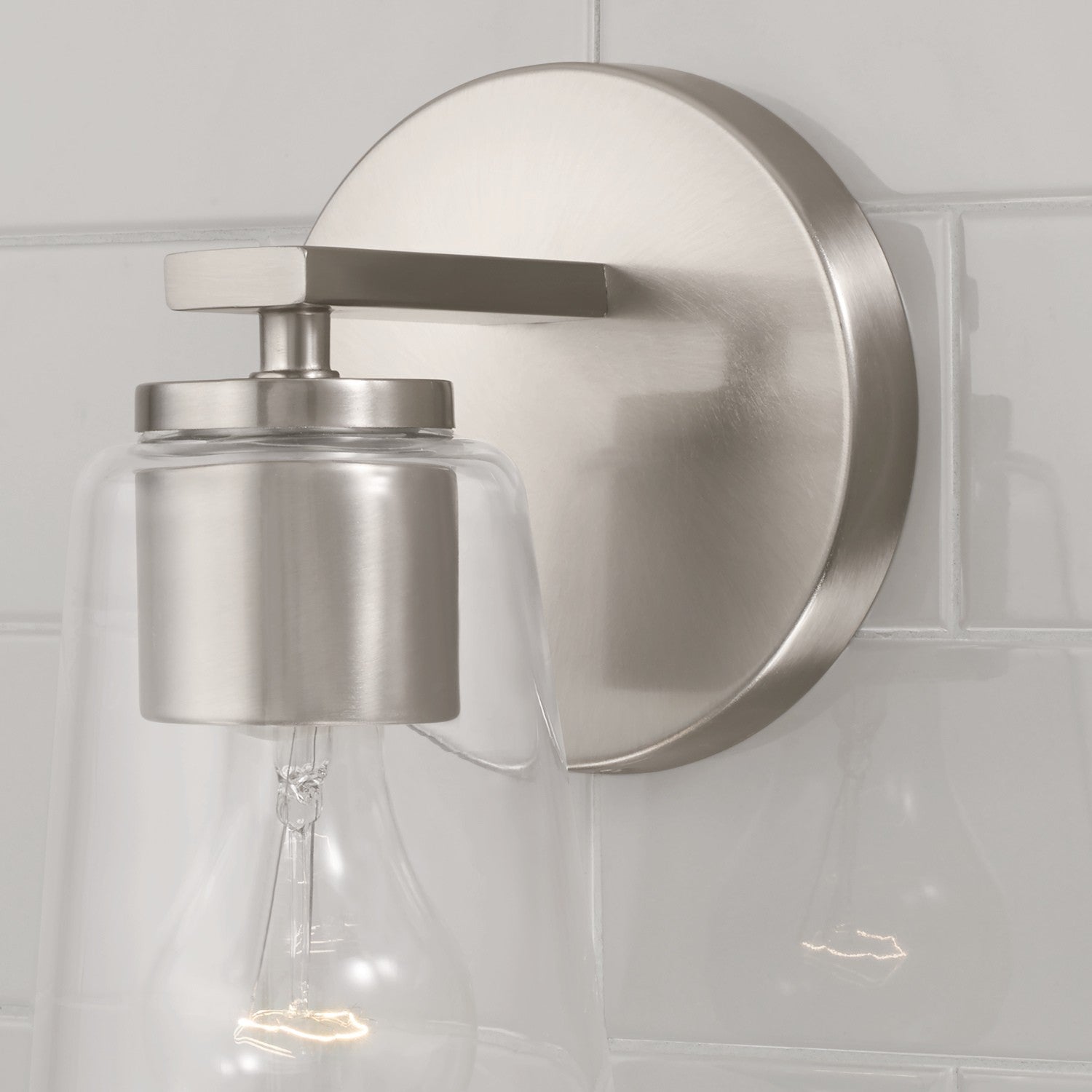 Capital Lighting - 648611BN-537 - One Light Wall Sconce - Portman - Brushed Nickel