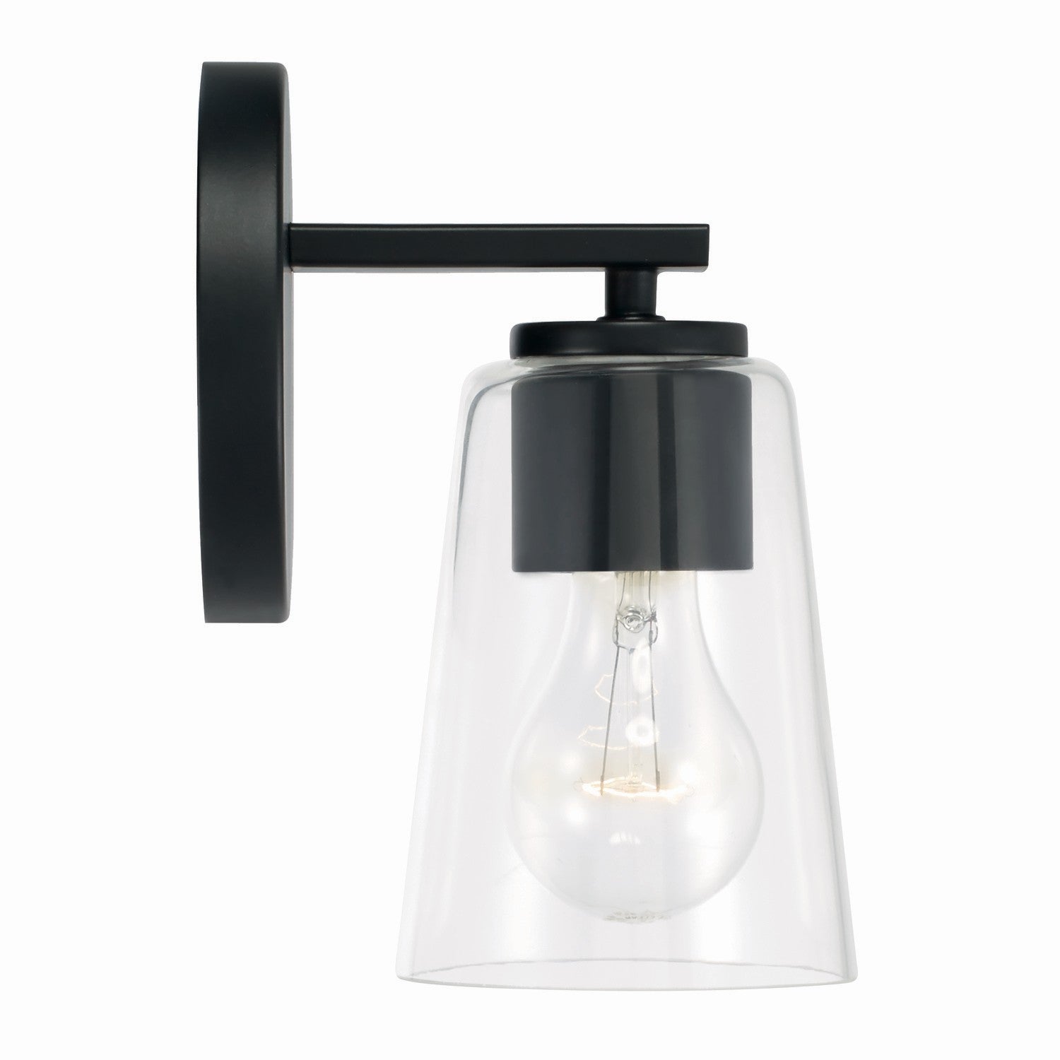 Capital Lighting - 648611MB-537 - One Light Wall Sconce - Portman - Matte Black